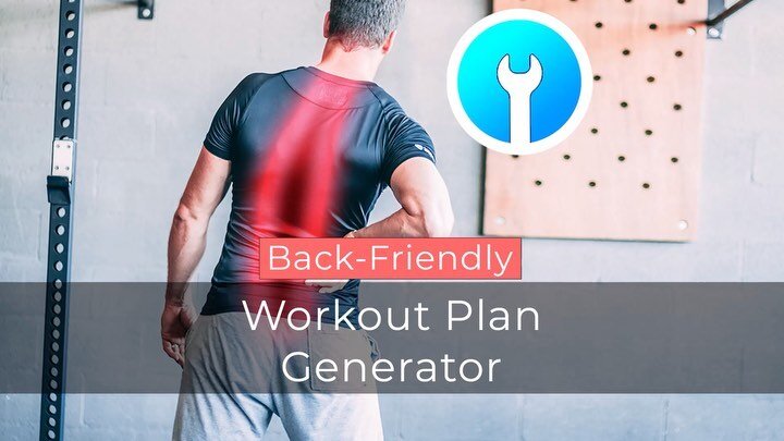 We&rsquo;re thrilled to announce our new WORKOUT PLAN GENERATOR for back-friendly workouts! 💪🏻 
Generate your personal workout plan in a few easy steps and download it right away! 🤯 
Currently for back-friendly workouts, soon for everybody! 💪🏻🏋