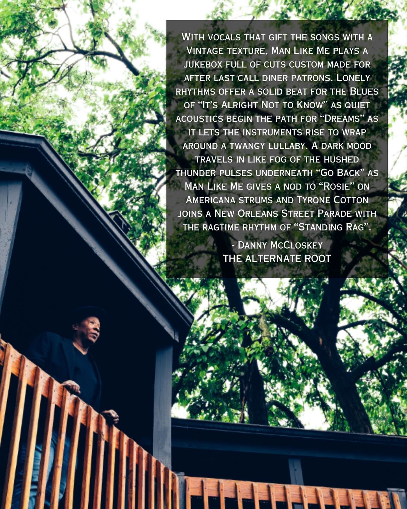 Happy Monday! Thank you to @thealtroot for your review of Man Like Me. What do you all think so far? Let me know which track on the album is your favorite! 

LINK IN BIO FOR FULL REVIEW 

#tyronecotton #manlikeme #thealternateroot #musician #albumrev