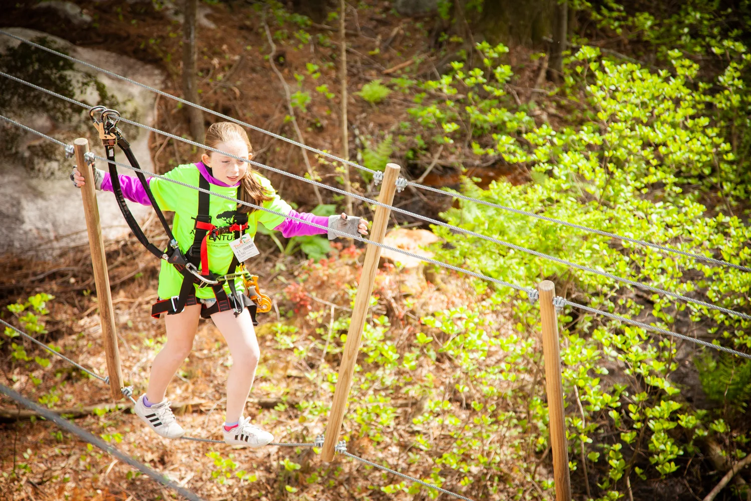 girl climbing at treetop adventures.jpg