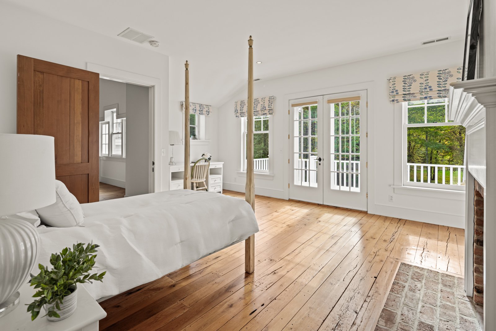 Bedroom with builtins and deck_6 Wedges Field Weston CT-39.jpg