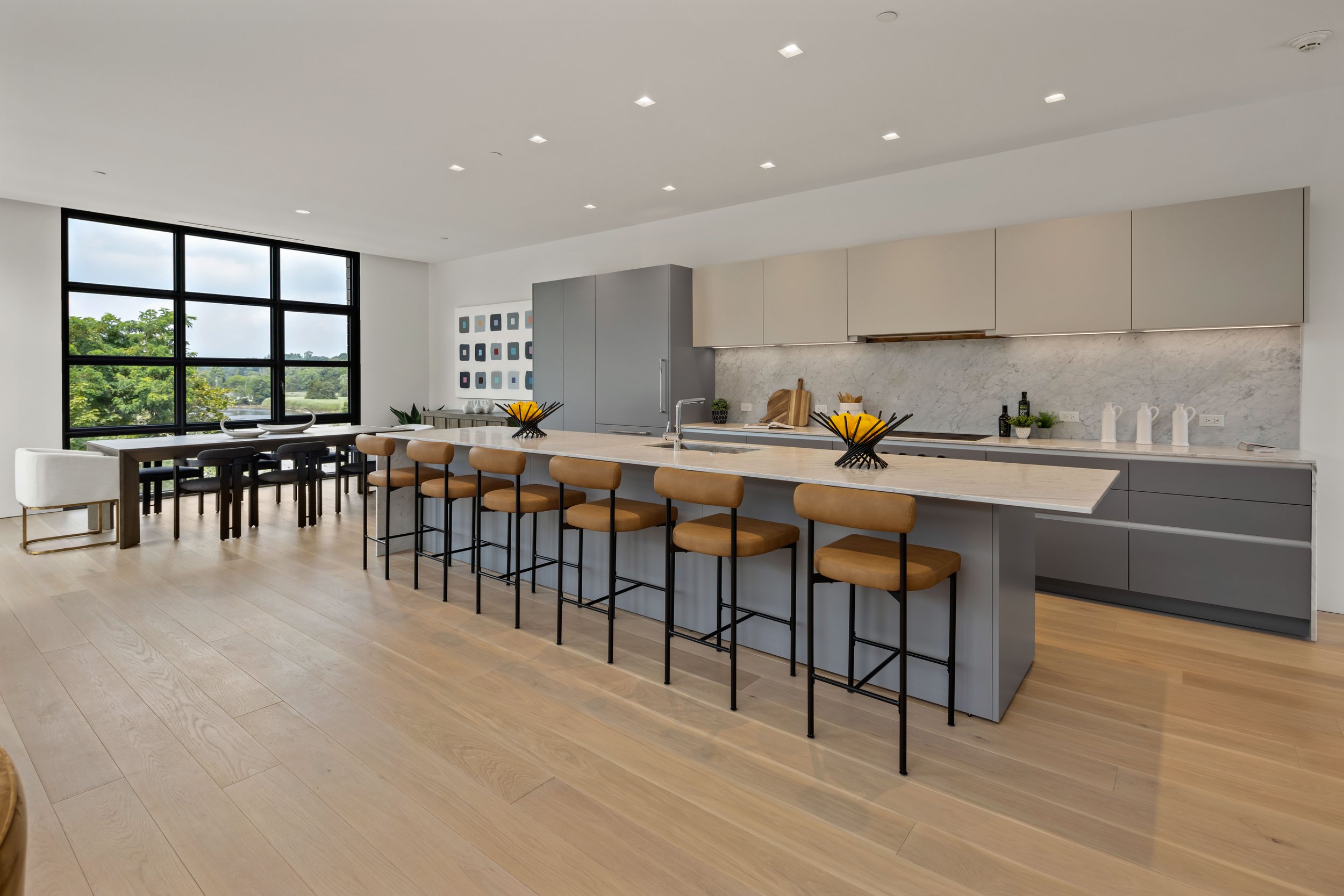 Kitchen to dining area at Bankside Model Unit -7.jpg