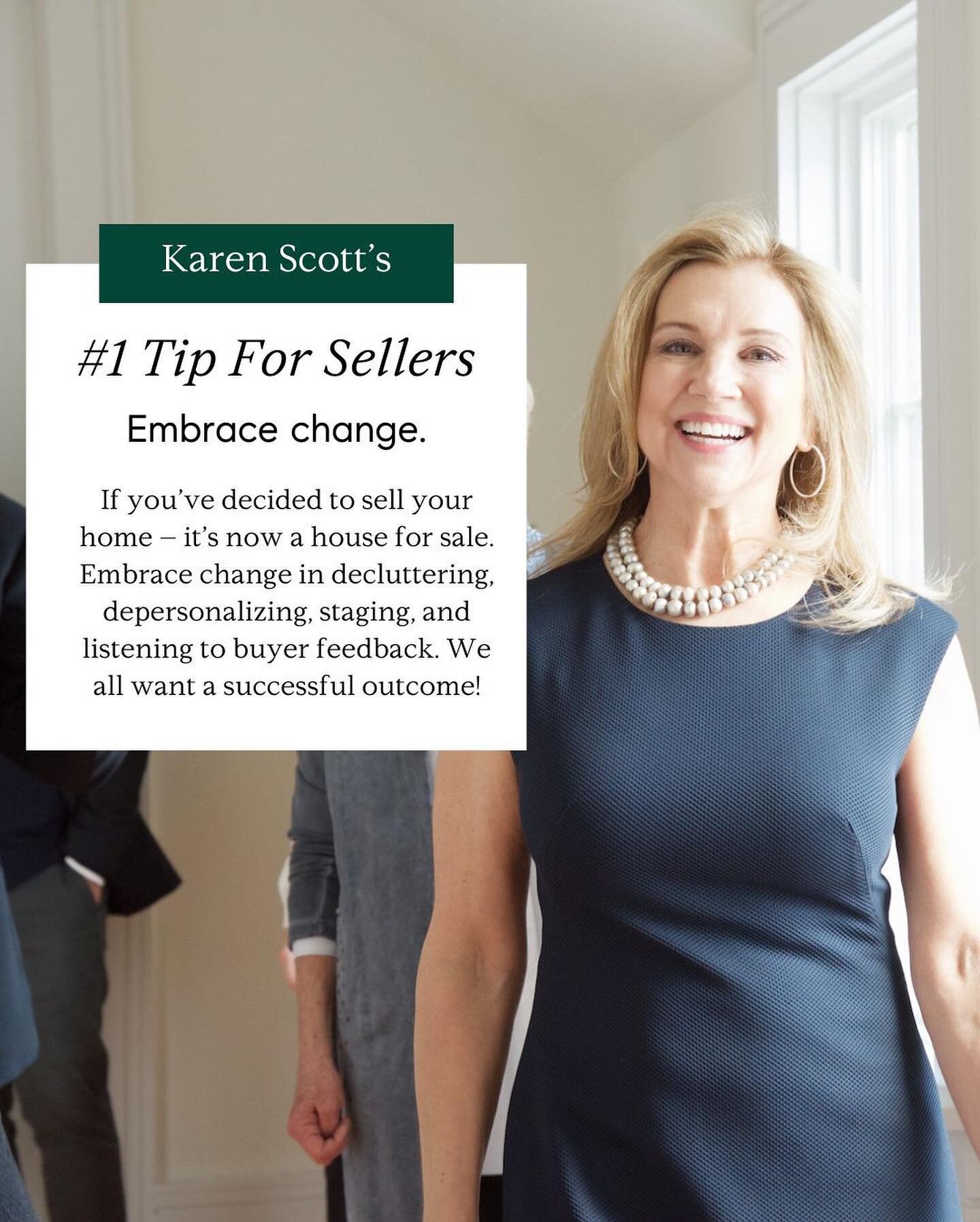 Today, @greatscott04 reveals her top tips for home buyers and sellers for the season 🔑🏡⁠
⁠
➡️ Embracing change⁠
⁠
We know it can be hard to declutter, stage, and depersonalize your space, but you&rsquo;ve got to embrace change when it comes to gett