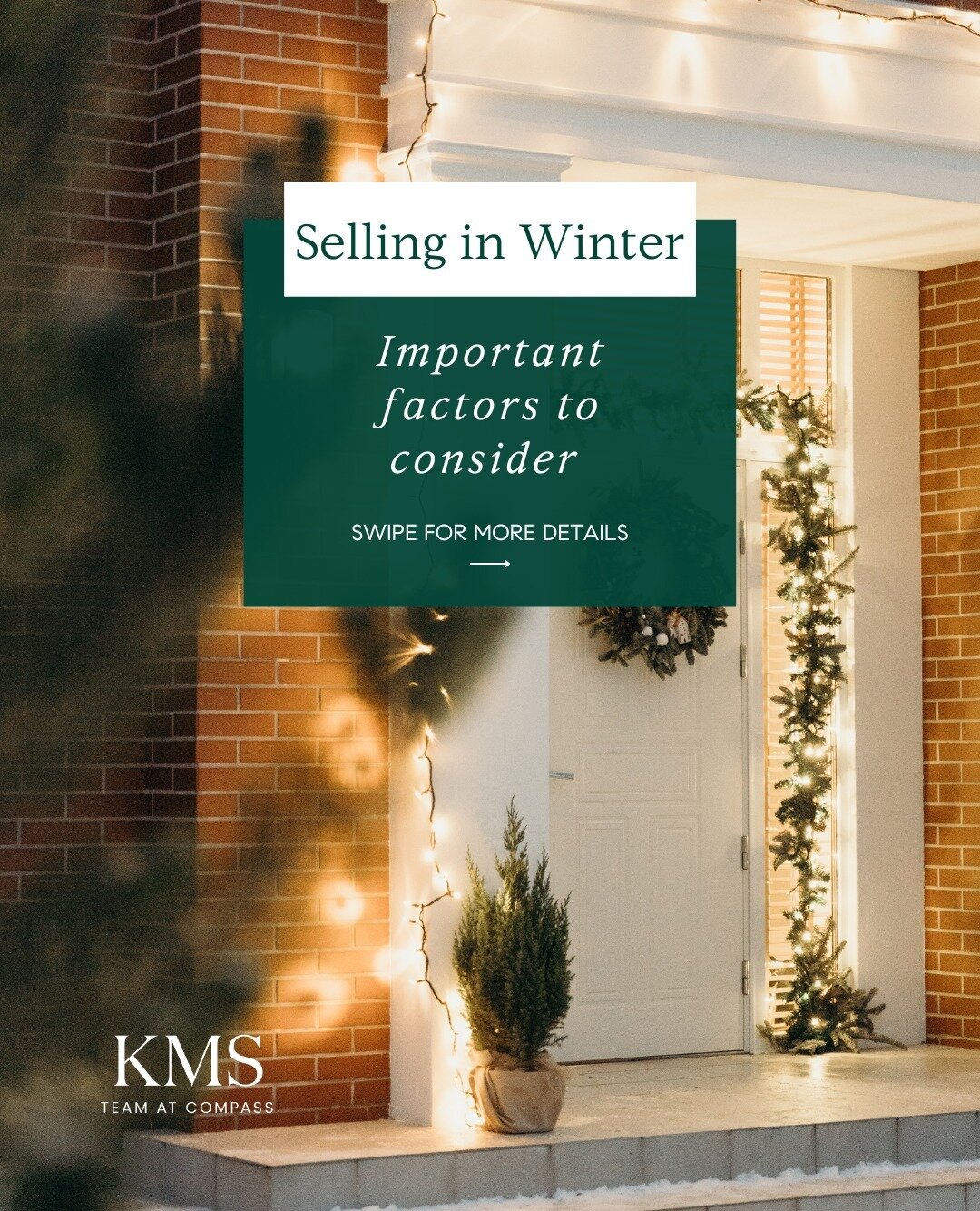 When it comes to selling your home during the holiday season, there are several important factors to consider 🎄⁠
⁠
⭐️ Less inventory: This can be to your advantage. Many sellers take their homes off the market during the holidays, however, serious b