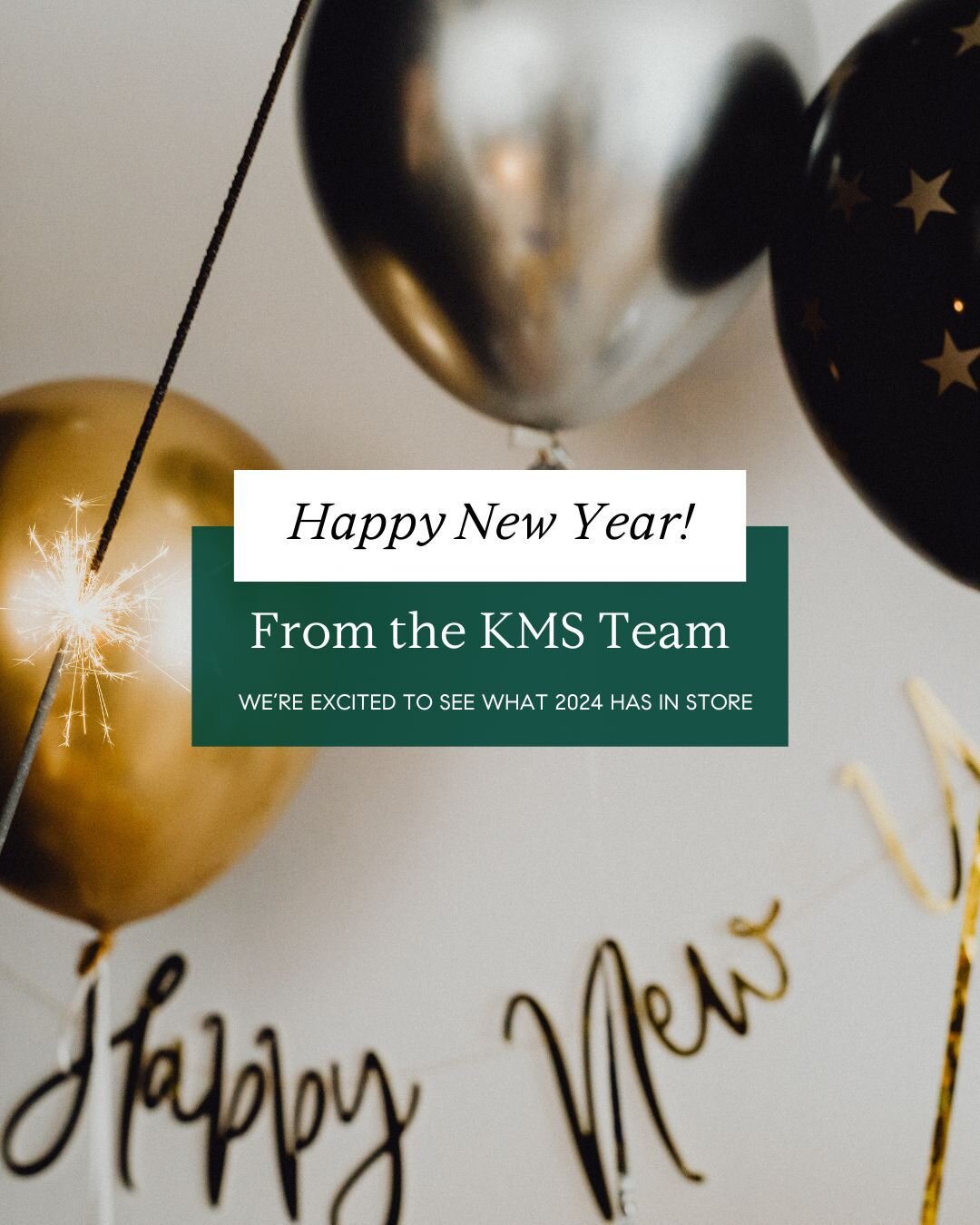 We're wishing you a happy and healthy New Year from the KMS Team! ✨️🎇🥂⁠
⁠
With 2023 coming to a close, we're reflecting on feeling extremely grateful for family, friends, colleagues, new members of our team (@heather.lewandowski.homes 😊), and clie