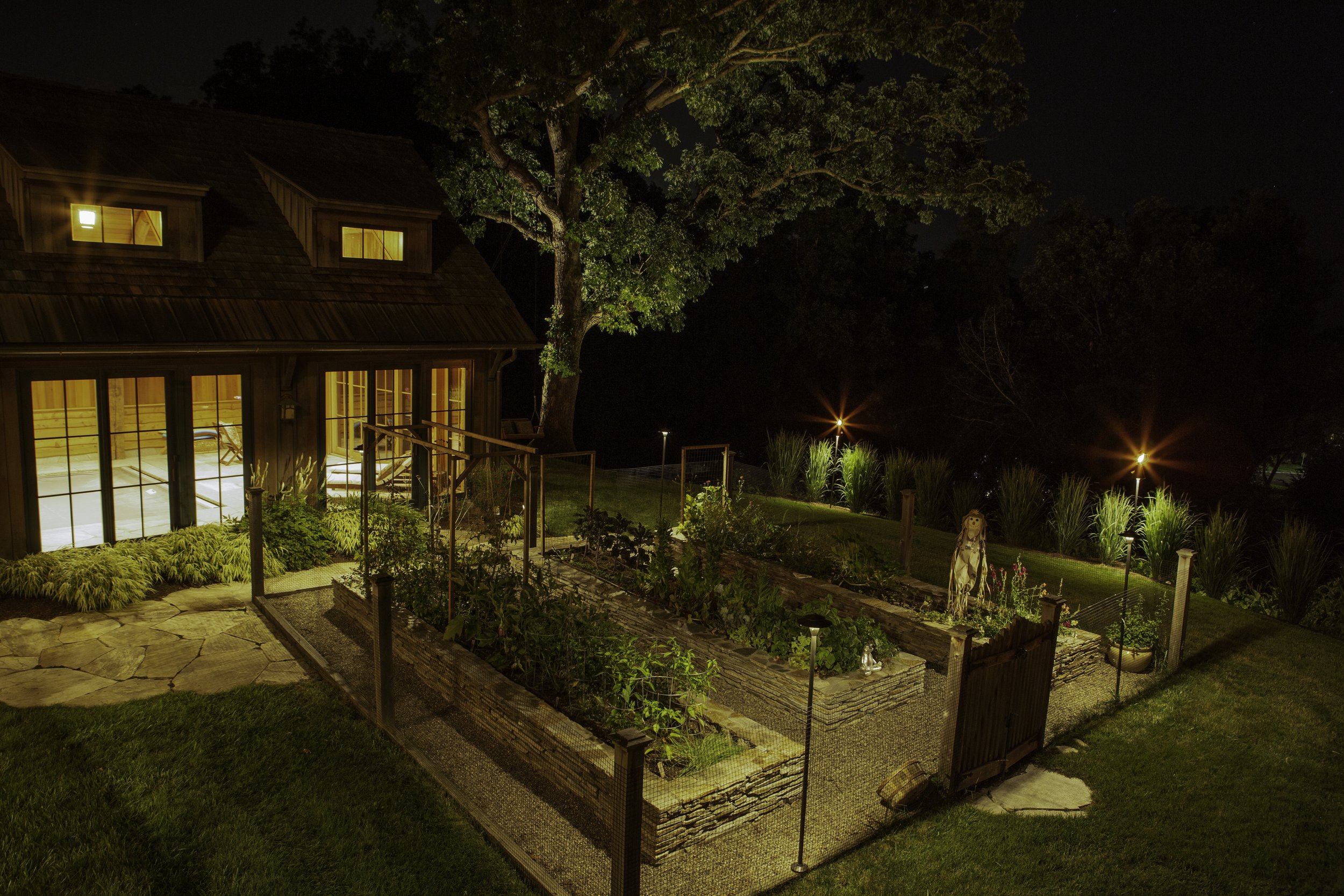 Evening view into pool house at 3 Skytop Drive, Norwalk CT_014.jpg