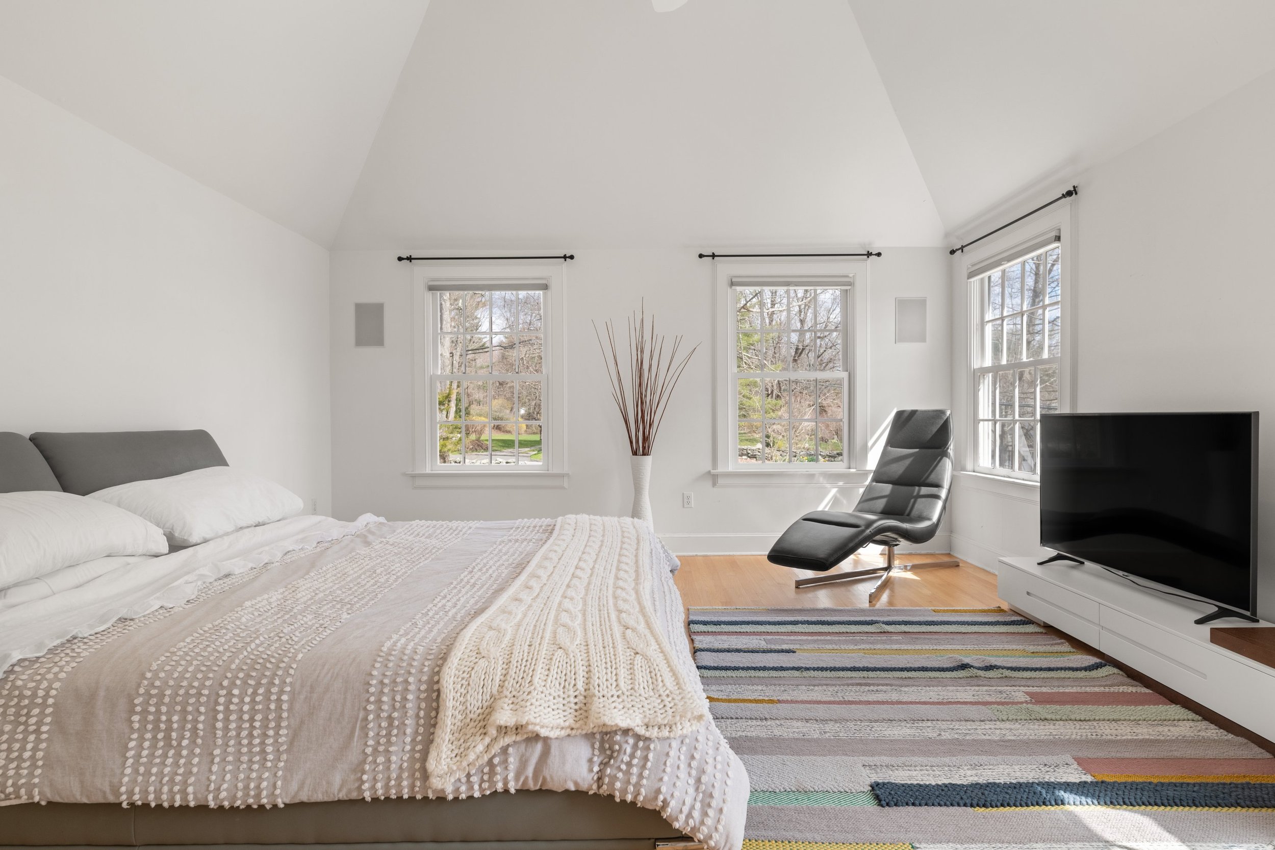 Primary suite with cathedral ceiling at 35 Branch Brook Rd in Wilton_.jpg