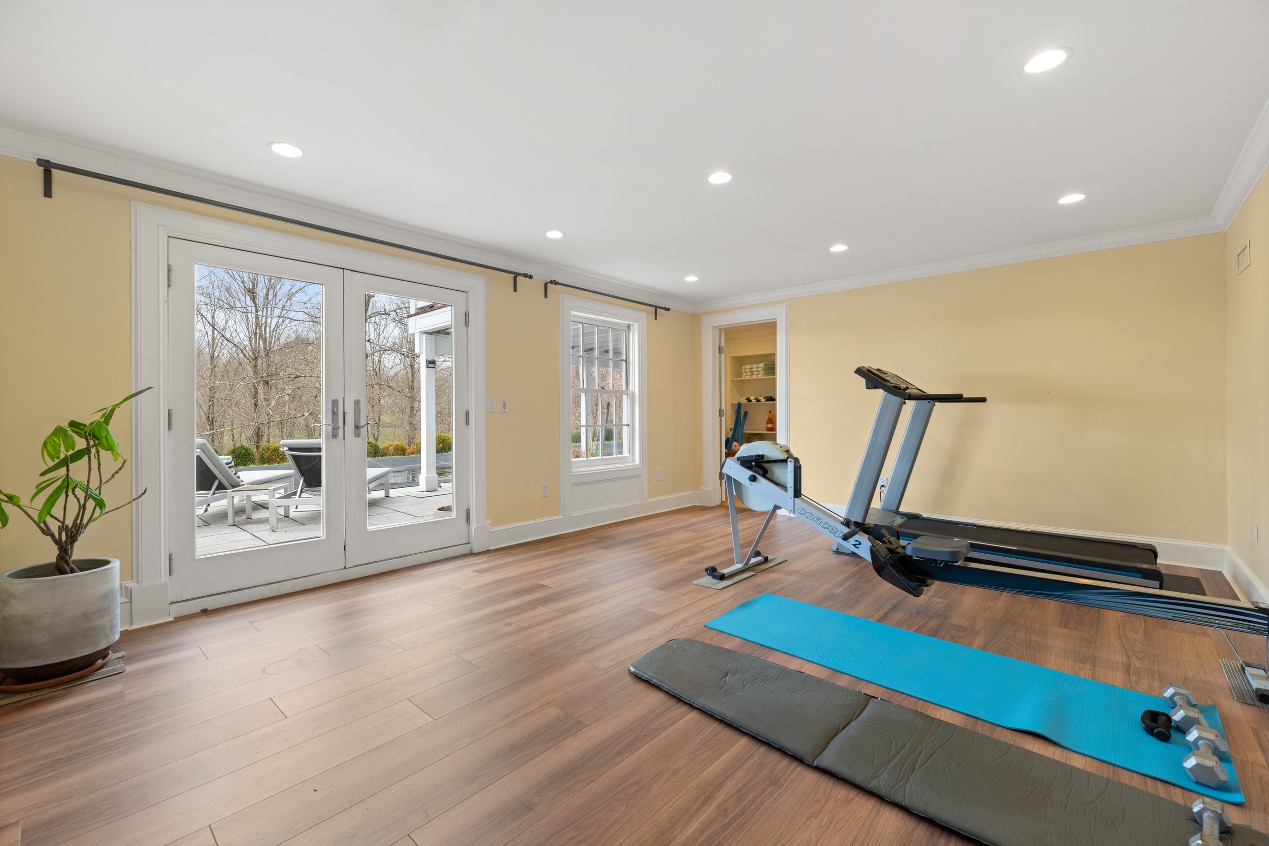 Exercise room on walk-out lower level of 35 Branch Brook Rd in Wilton_.jpg