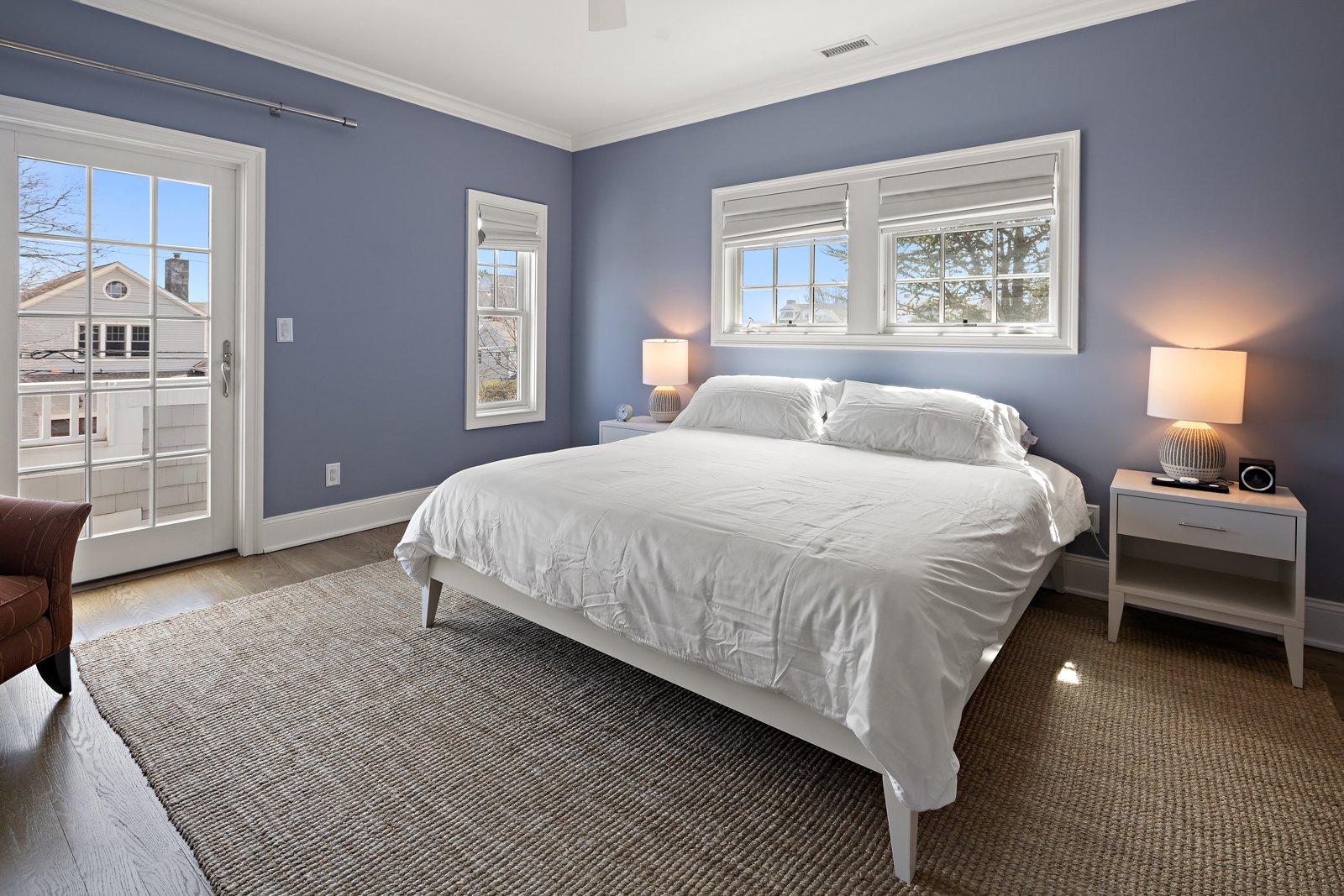 Primary suite with balcony at 126 Carlynn Drive Fairfield CT-18.jpg