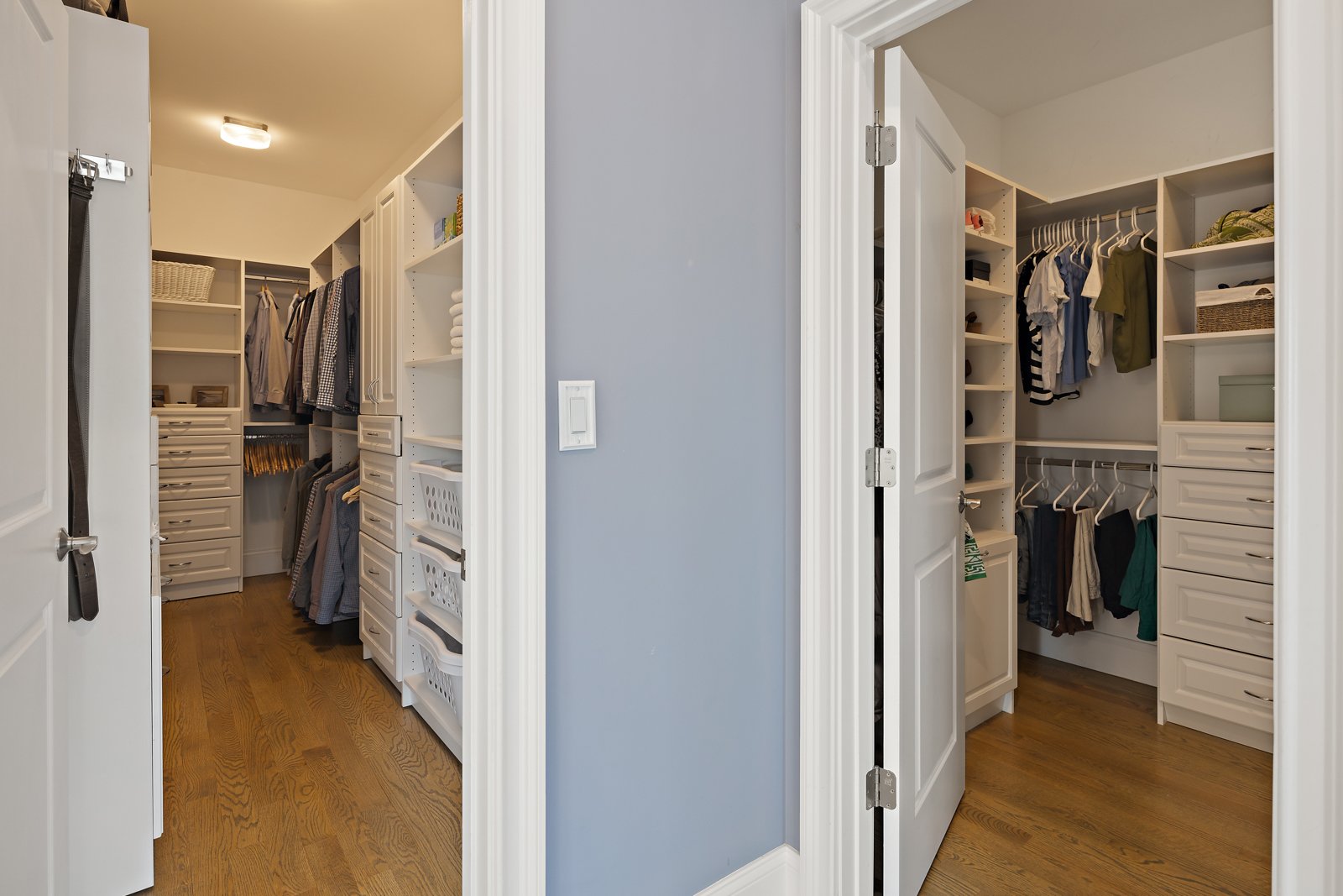Primary suite with dual walk-in closets at 126 Carlynn Drive Fairfield CT-20.jpg