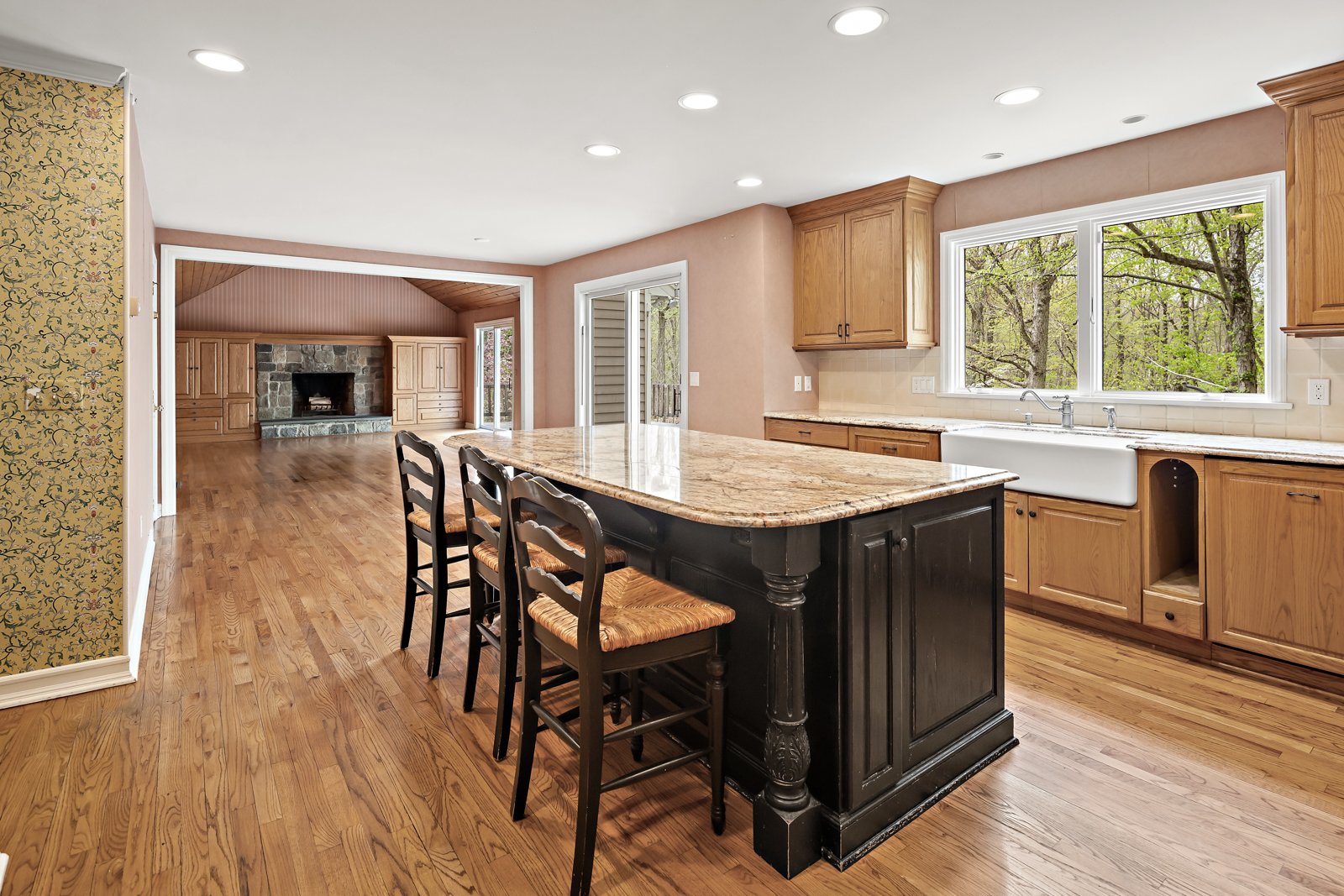 Kitchen to great room at 14 Echo Hill Road Weston CT-18.jpg