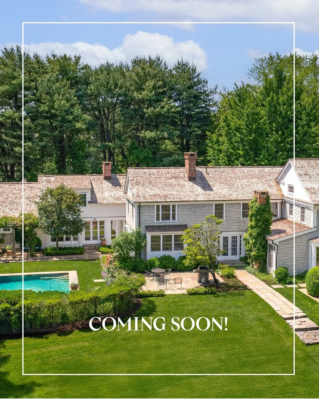 Quintessential charm entwined with understated luxury &mdash; this is a must-see opportunity in Westport CT. 

Available for the first time in almost three decades, this home can be shown starting on Thursday, June 12th. Give us a call to book your p