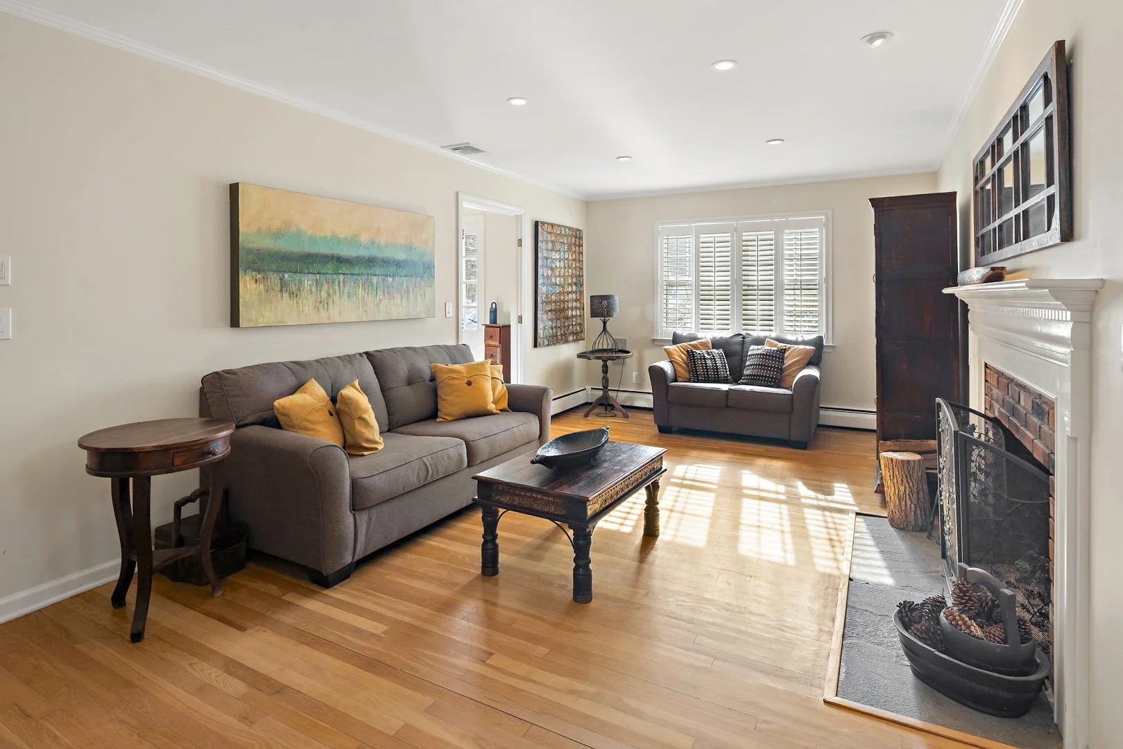 Living-room-to-dining-room_12 Godfrey Road W Weston CT-2.jpg