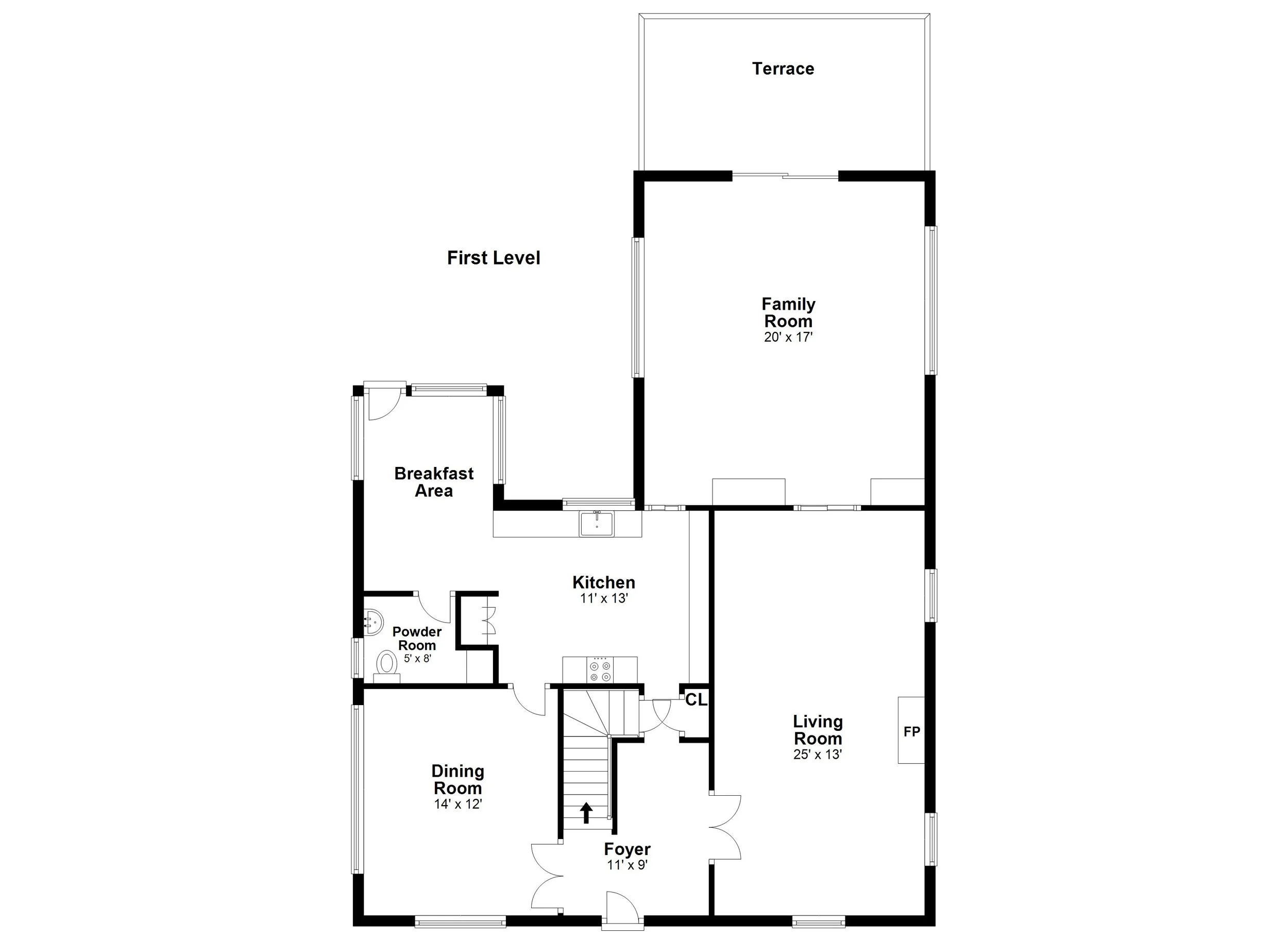 2-73 Fairmount Terrace, First Level, Fairfield - First Level.JPG