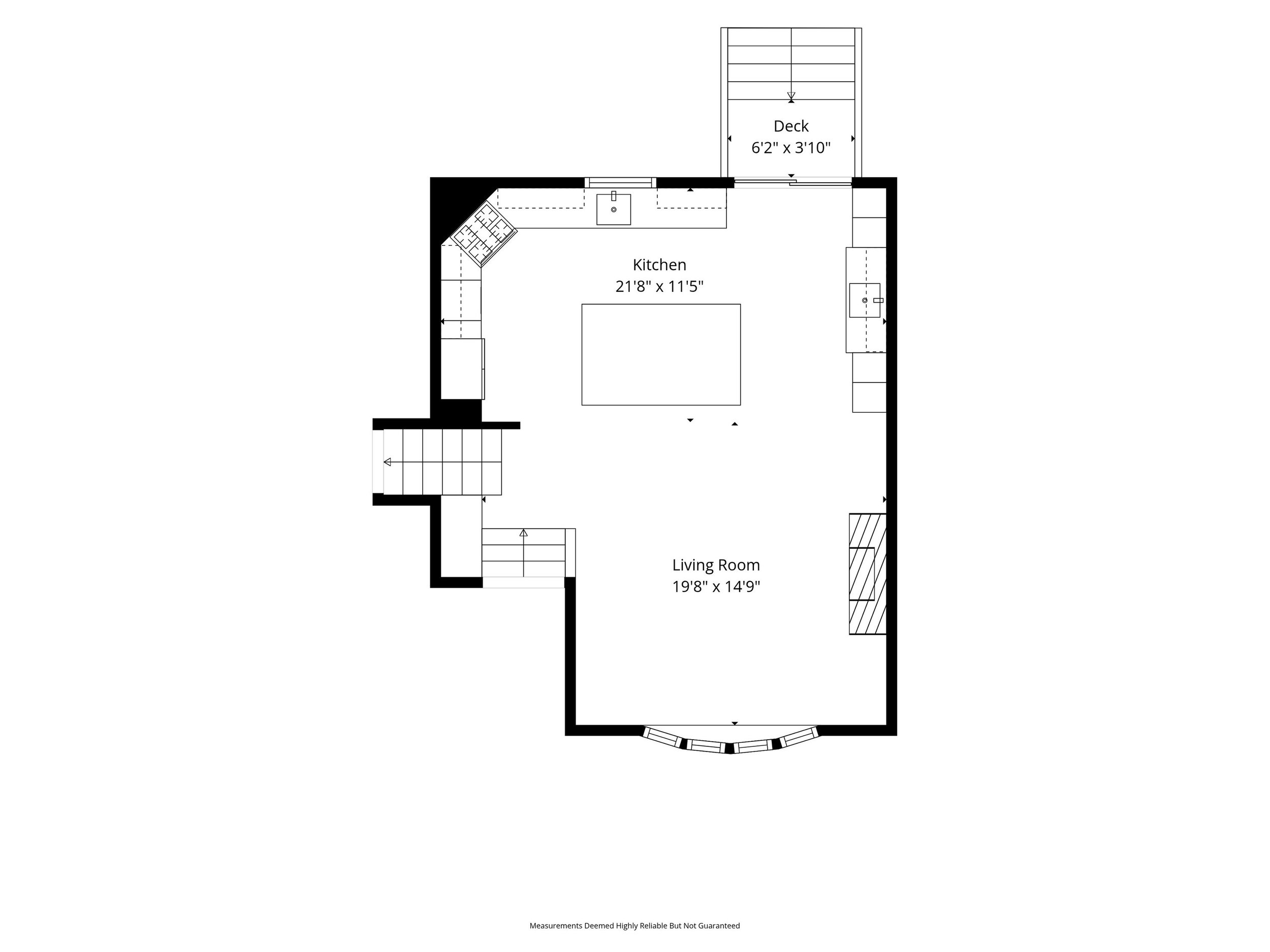 Kitchen &amp; Living Room