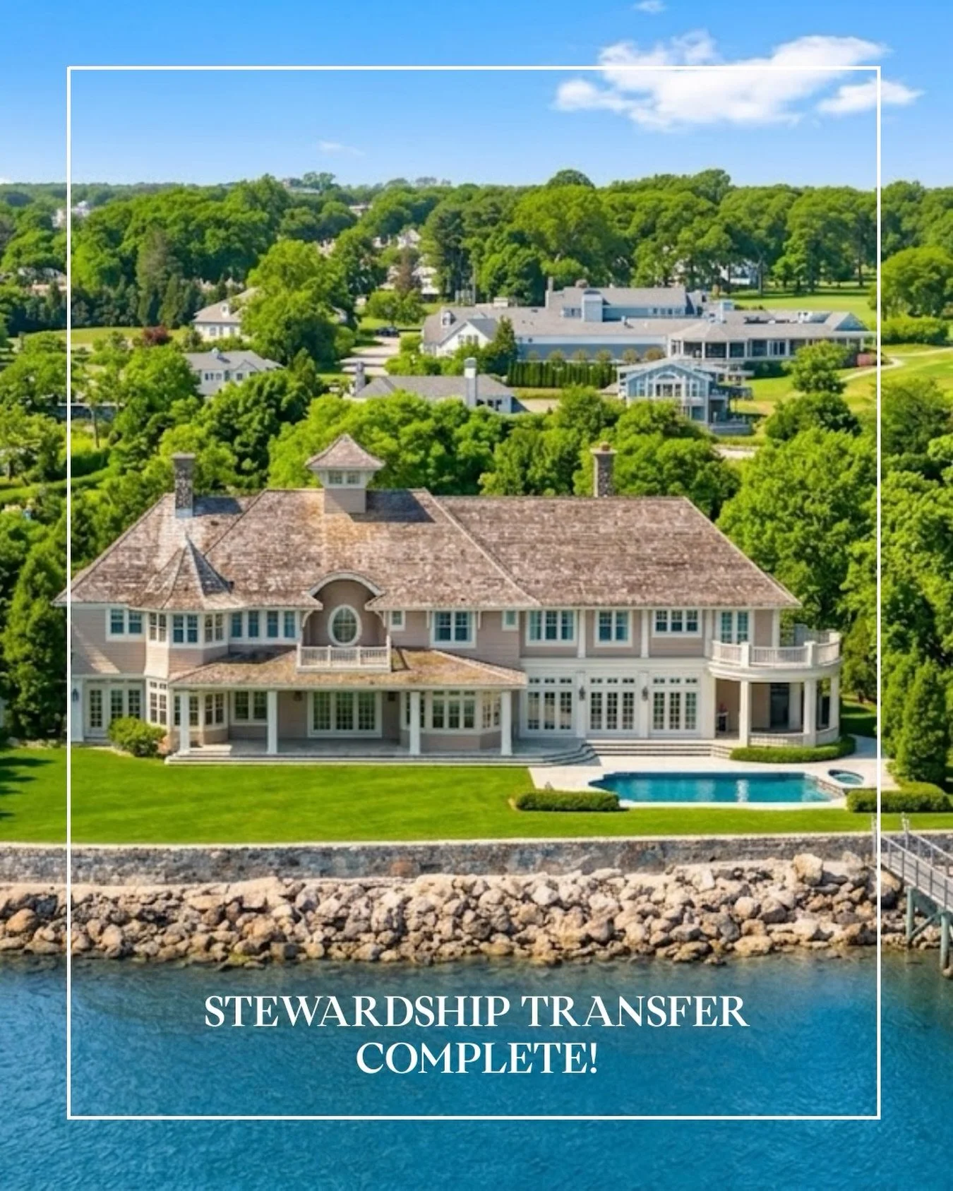Some sales are about more than the property. 💙 Representing a longtime client in the sale of their stunning $10M waterfront retreat on Long Island Sound was a true privilege. Years of trust, memories made in this home, and now a new adventure ahead.
