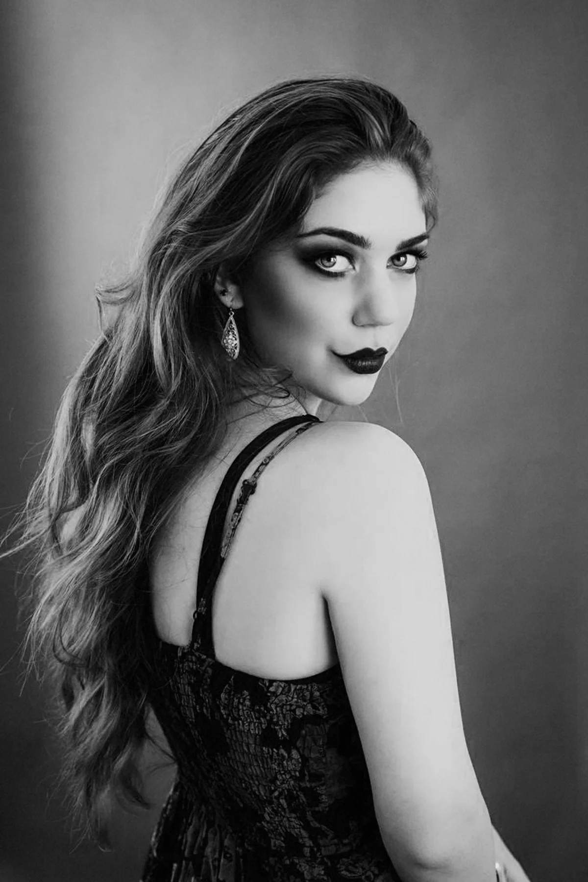 Self Portrait in Black and White by Victoria Smyrniotis