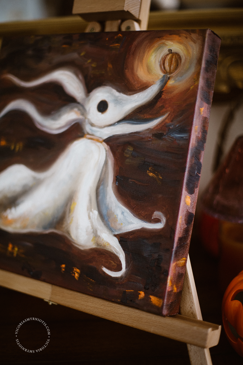 Watch Me Paint Zero From Nightmare Before Christmas Victoria
