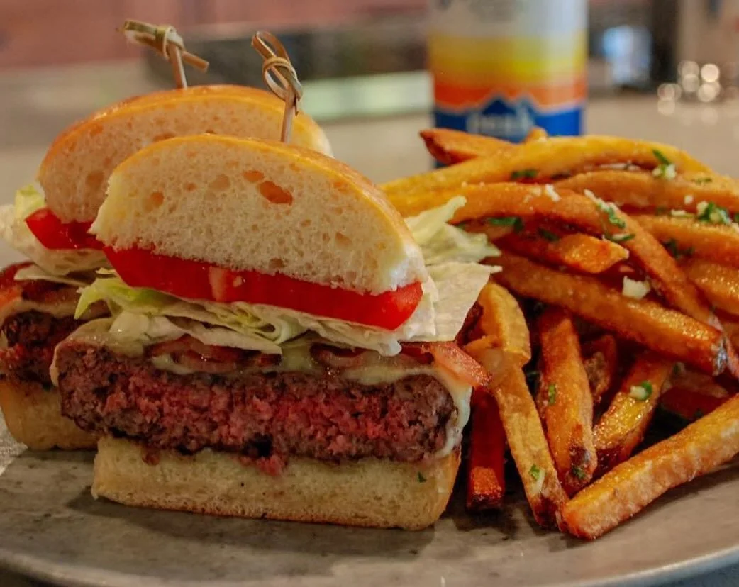 I heard it&rsquo;s National Cheeseburger Day. The Hill has The Very Best burger anywhere around. Tough talk for sure but I back it up.
8 oz custom beef blend from @schweidandsons, aged @cabotcreamery Vermont cheddar, @dartagnanfoods Berkshire bacon a
