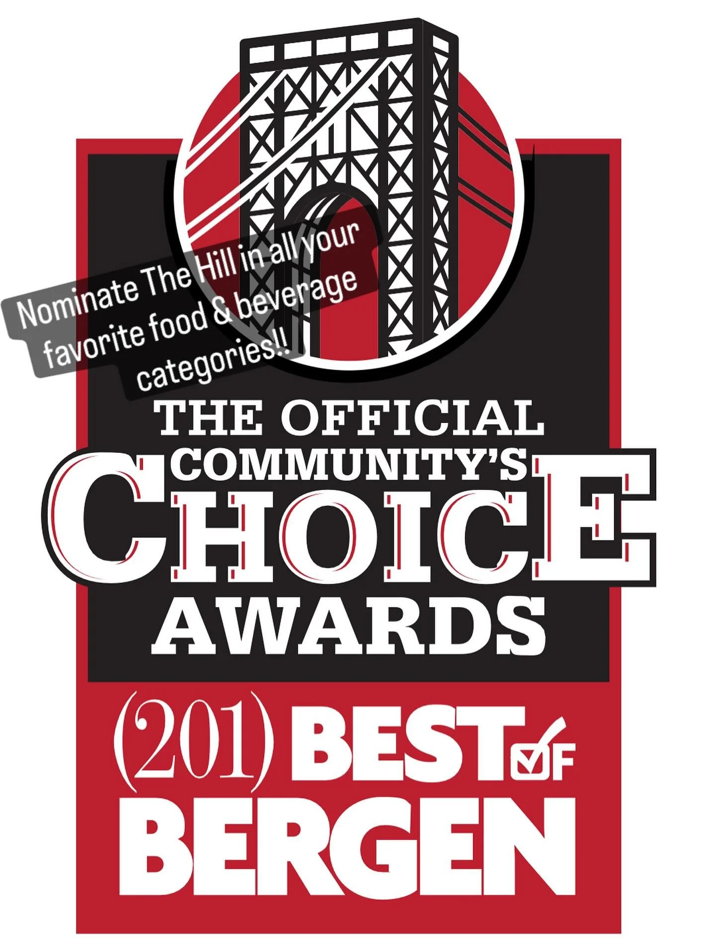 http://njersy.co/201VOTE  Nominations open for Best of Bergen, nominate The Hill in all your favorite food &amp; beverage categories!!