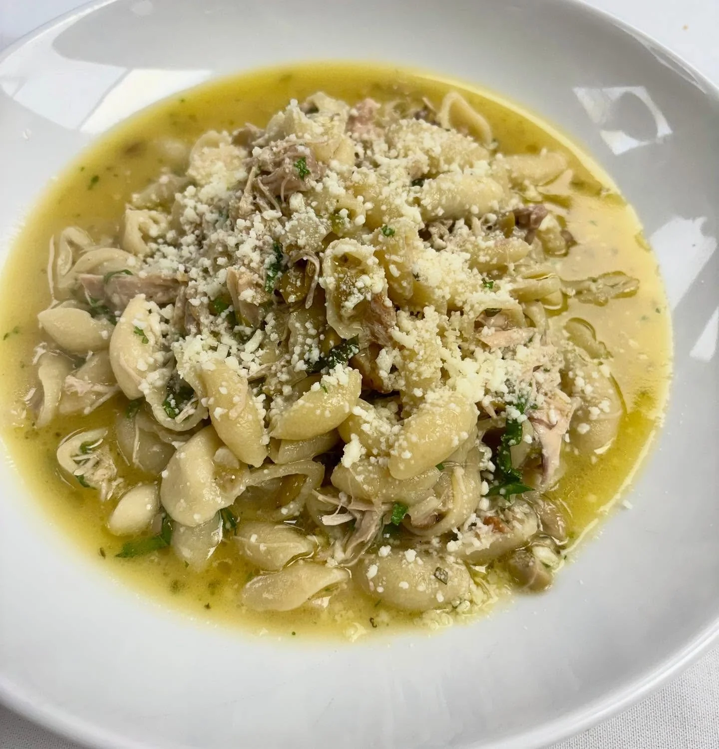 Rabbit rag&uacute; with fennel, green olives &amp; rosemary.
Homemade orecchiette pasta from my @arcobalenopasta machine.
An old favorite I came up with while serving as Executive Sous Chef at @unionsquarecafe in 2003/4. -BP
