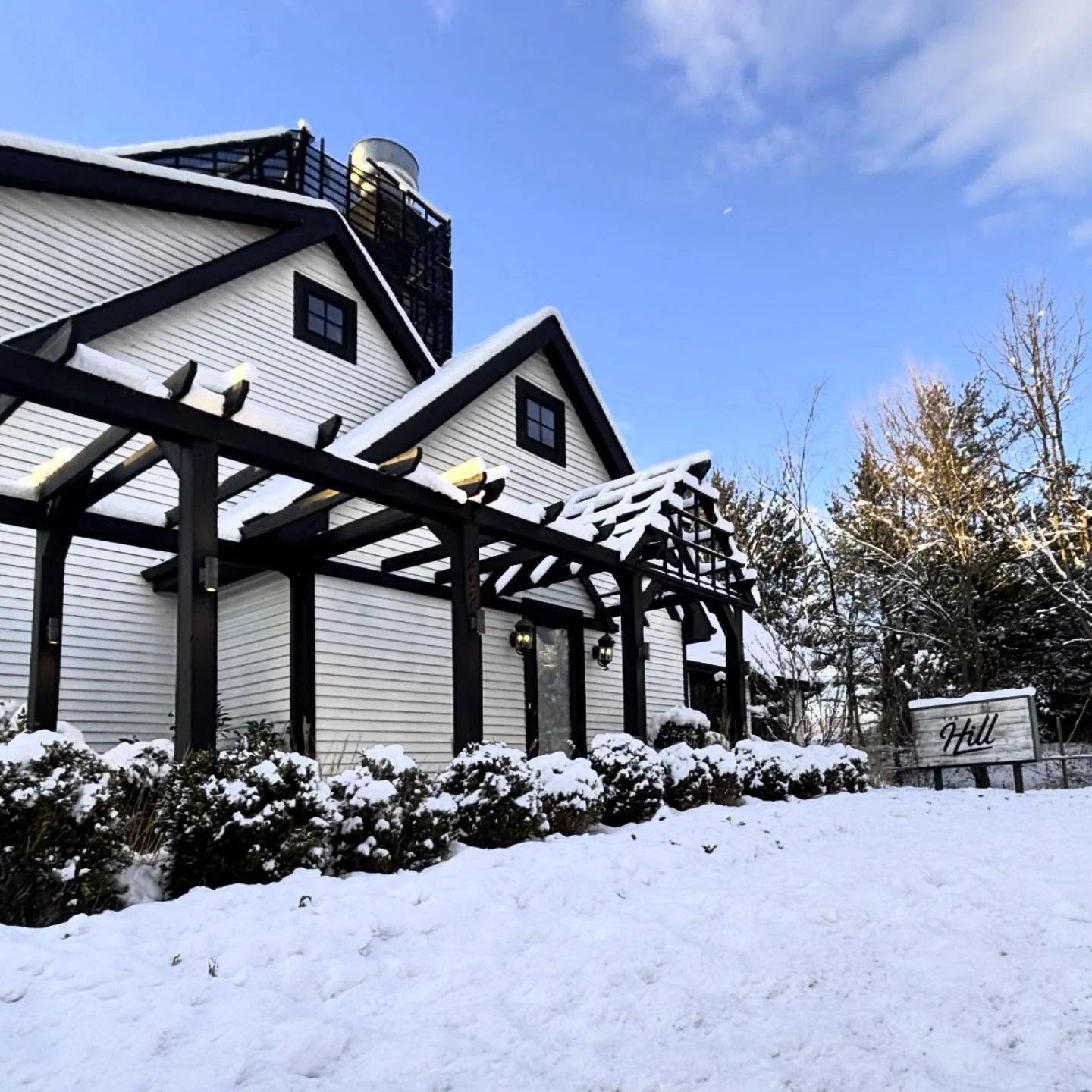 Christmas is in the air! Join us tonight by the fire for dinner. If you&rsquo;re still looking to make plans for Christmas Eve, make them with us! We&rsquo;re hosting, so you don&rsquo;t have to! Book through our website toady. #thehillfortheholidays