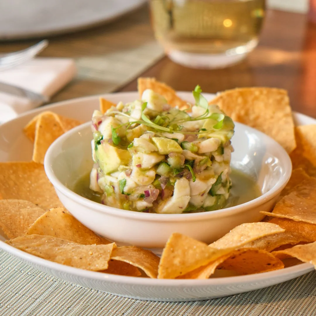 A little heat. A little sweet.
Our halibut ceviche with aguachile, avocado, red onion, and cucumber.

#thehill #ceviche #seasonalcooking