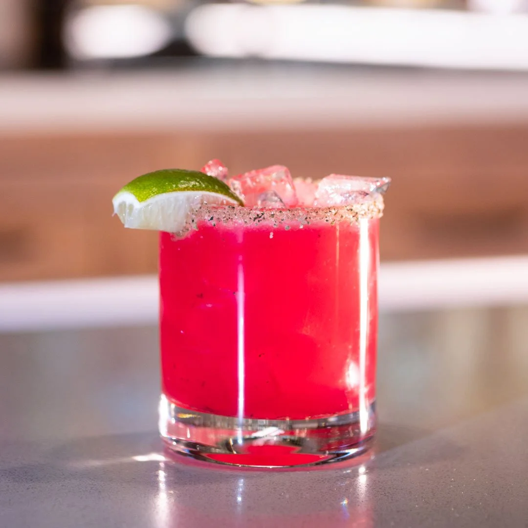 The prickly pear margarita with freshly pur&eacute;ed prickly pear and Don Fulano Blanco tequila. Served properly with a mint-basil sea salt rim. Come on in tonight, rock out with @sandystonesmusic and enjoy!

#margarita #pricklypear #tequila #thehil