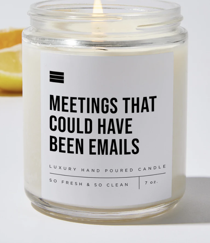 Meetings candle