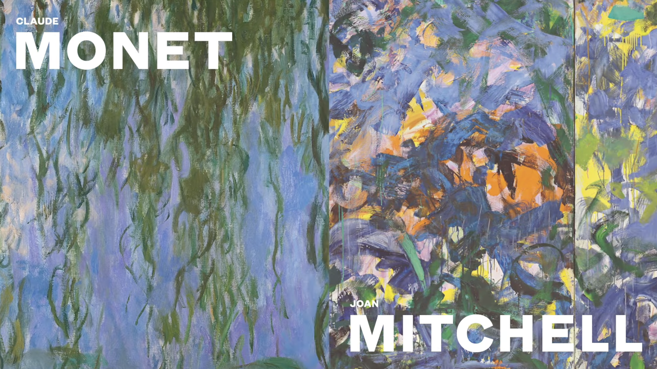 Claude Monet Joan Mitchell
