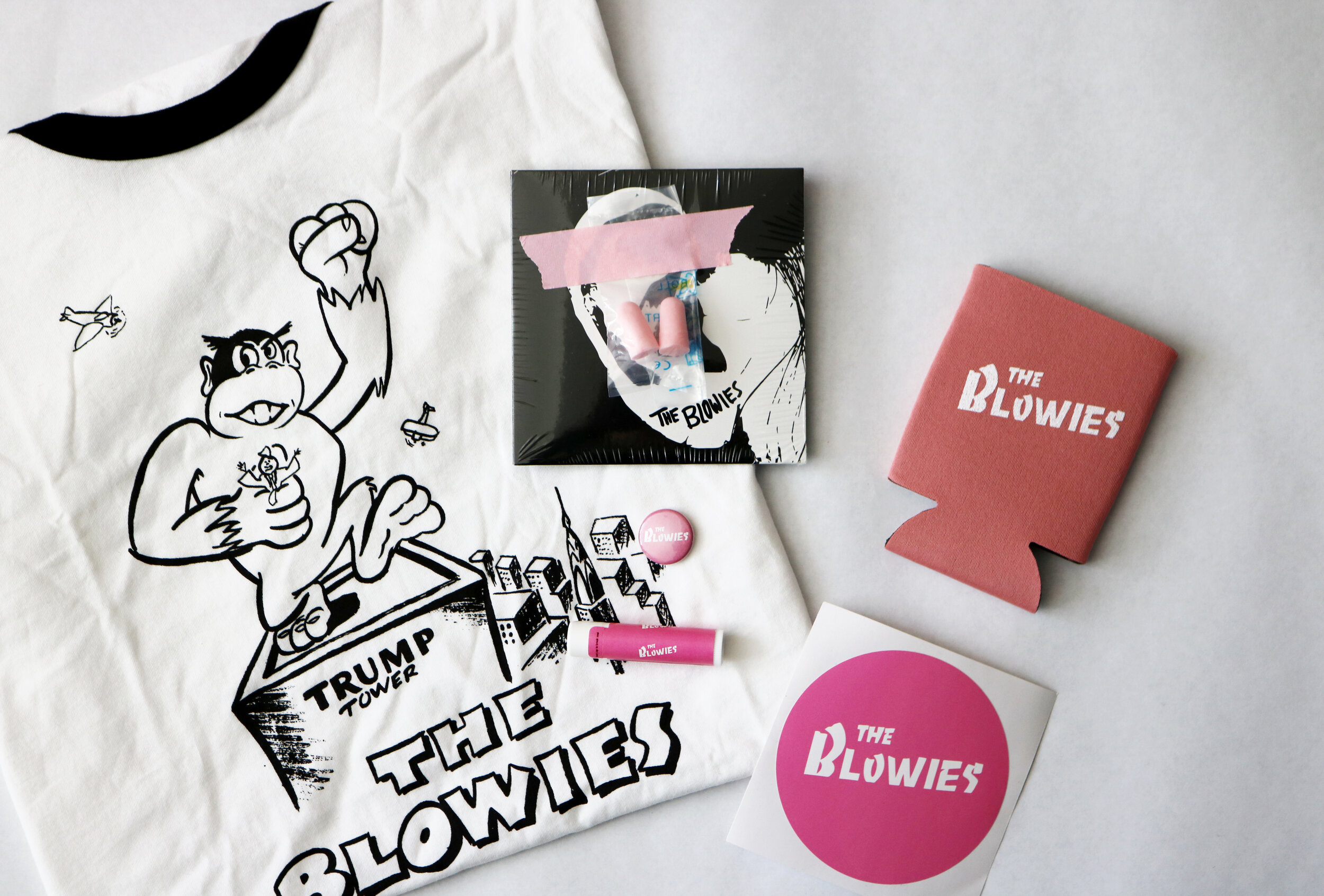 The Blowies Care Merch Bundle - Yellow Tee