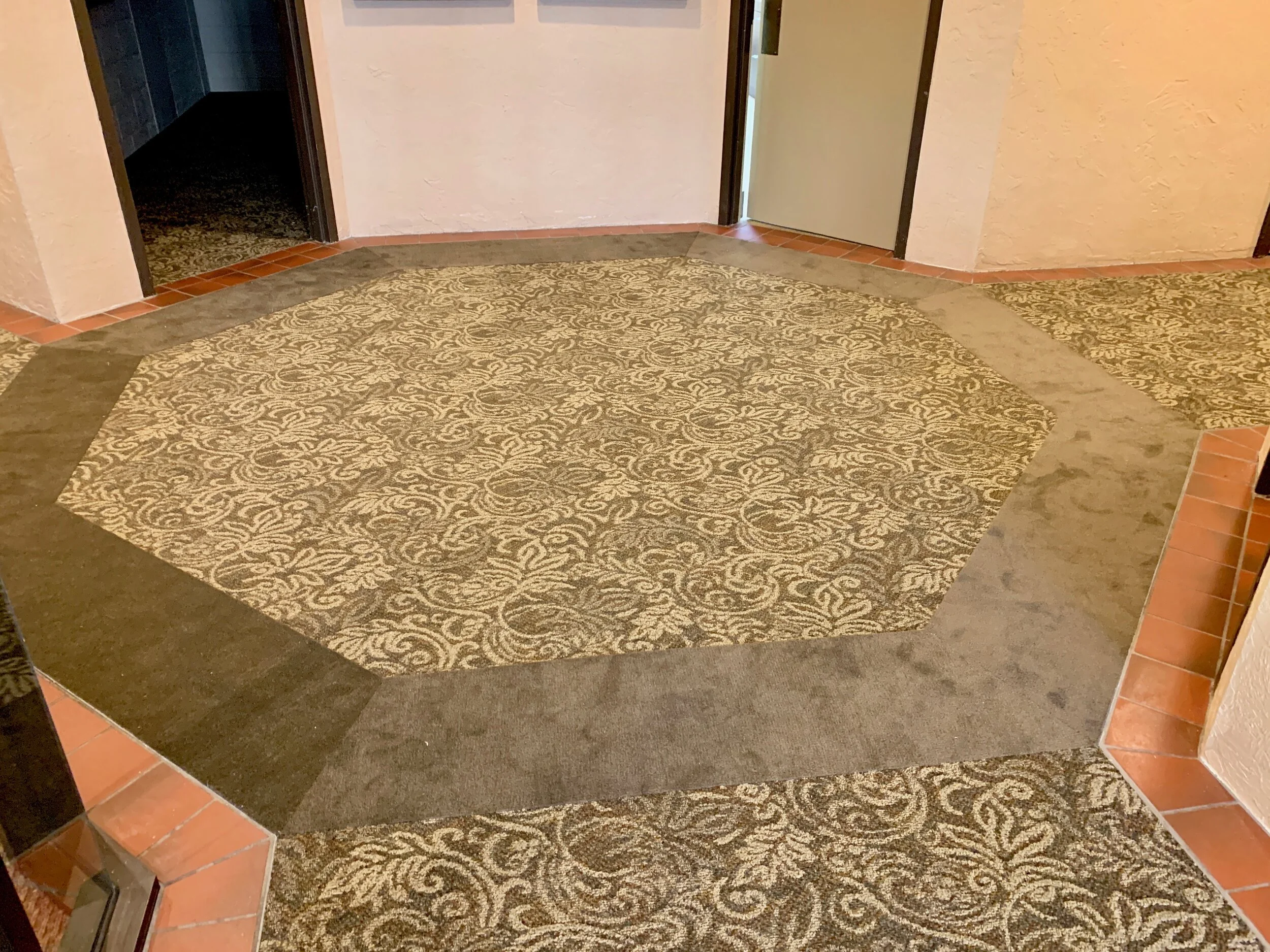 Pattern Broadloom in a Golf Course