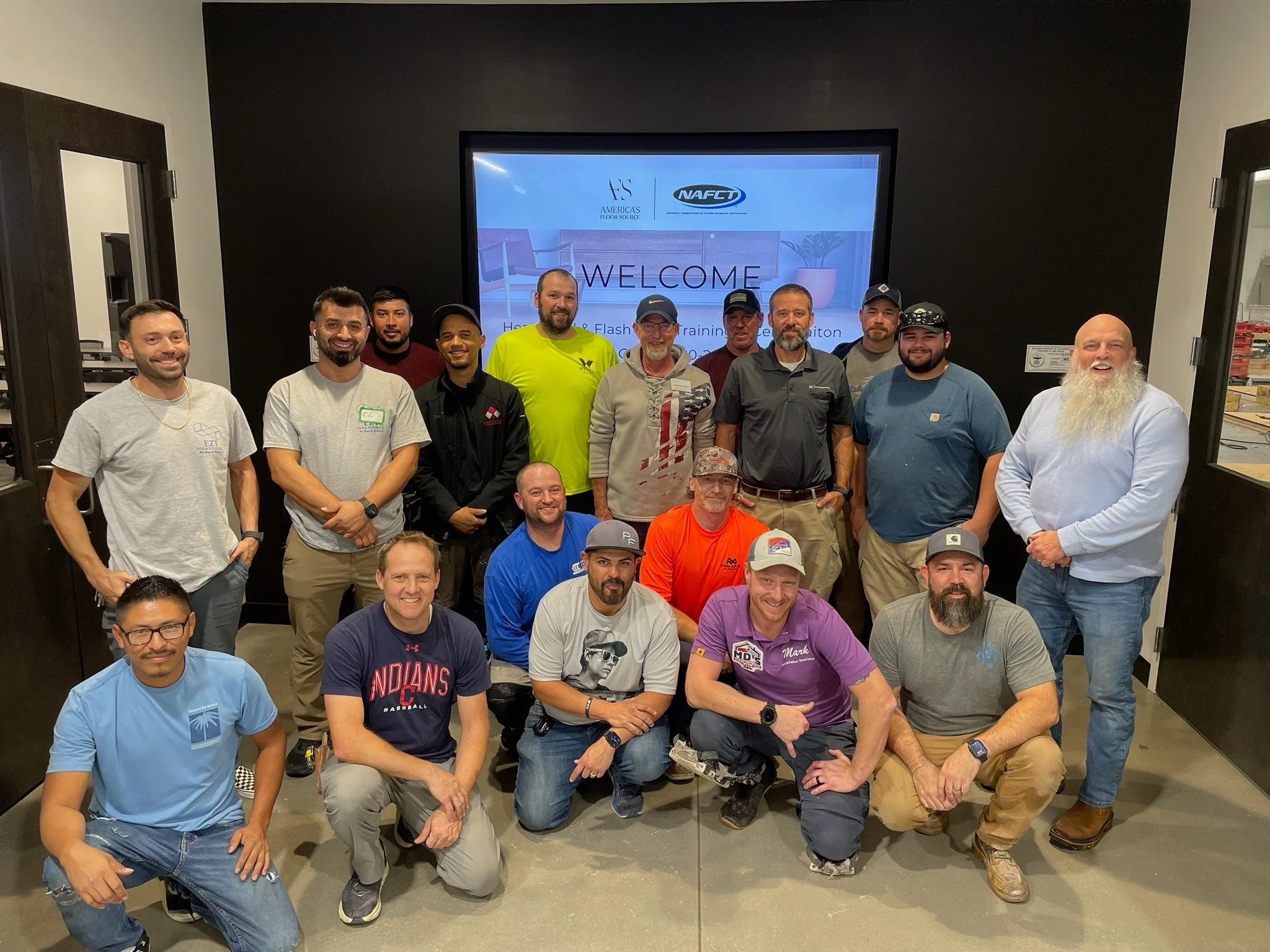 We’re proud and honored to see our own Daniel Angel Gonzalez representing Preferred Flooring as an instructor at the NAFCT (National Association of Floor Covering Technicians) Heat Weld & Flash Cove Training and Certification, hosted at Ame