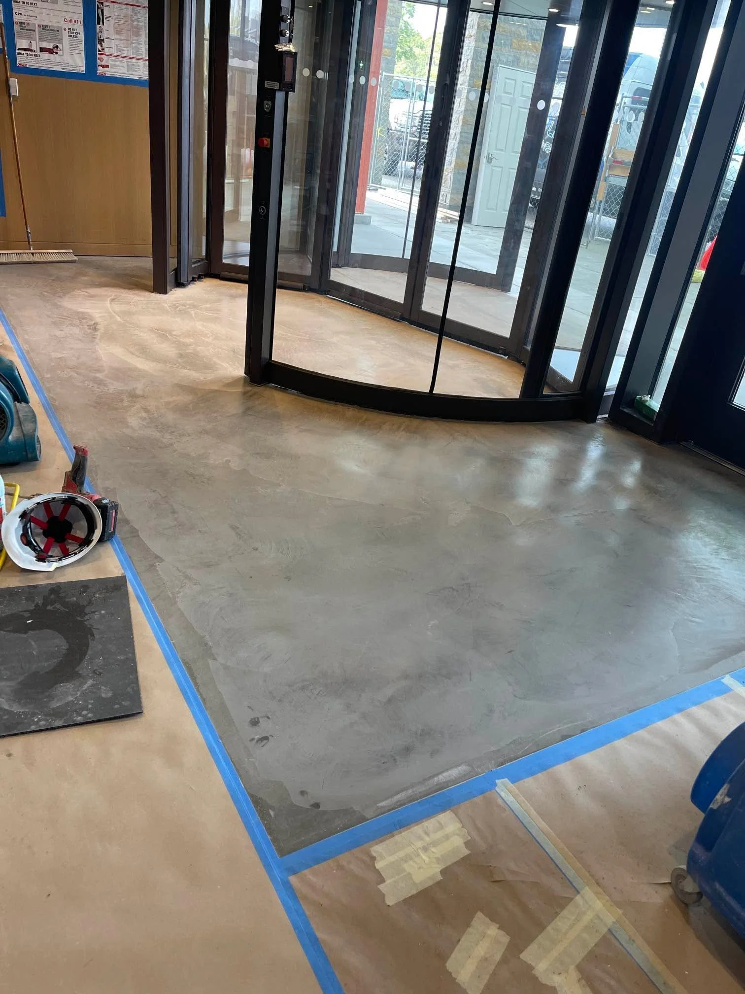 Trinity Muskegon Entrance

From initial layout to final installation around the revolving door. Clean fit and finished look at a high-visibility entry point.

#CommercialFlooring #TrinityMuskegon #PreferredFlooring #SettingTheStandard #OneInstallatio