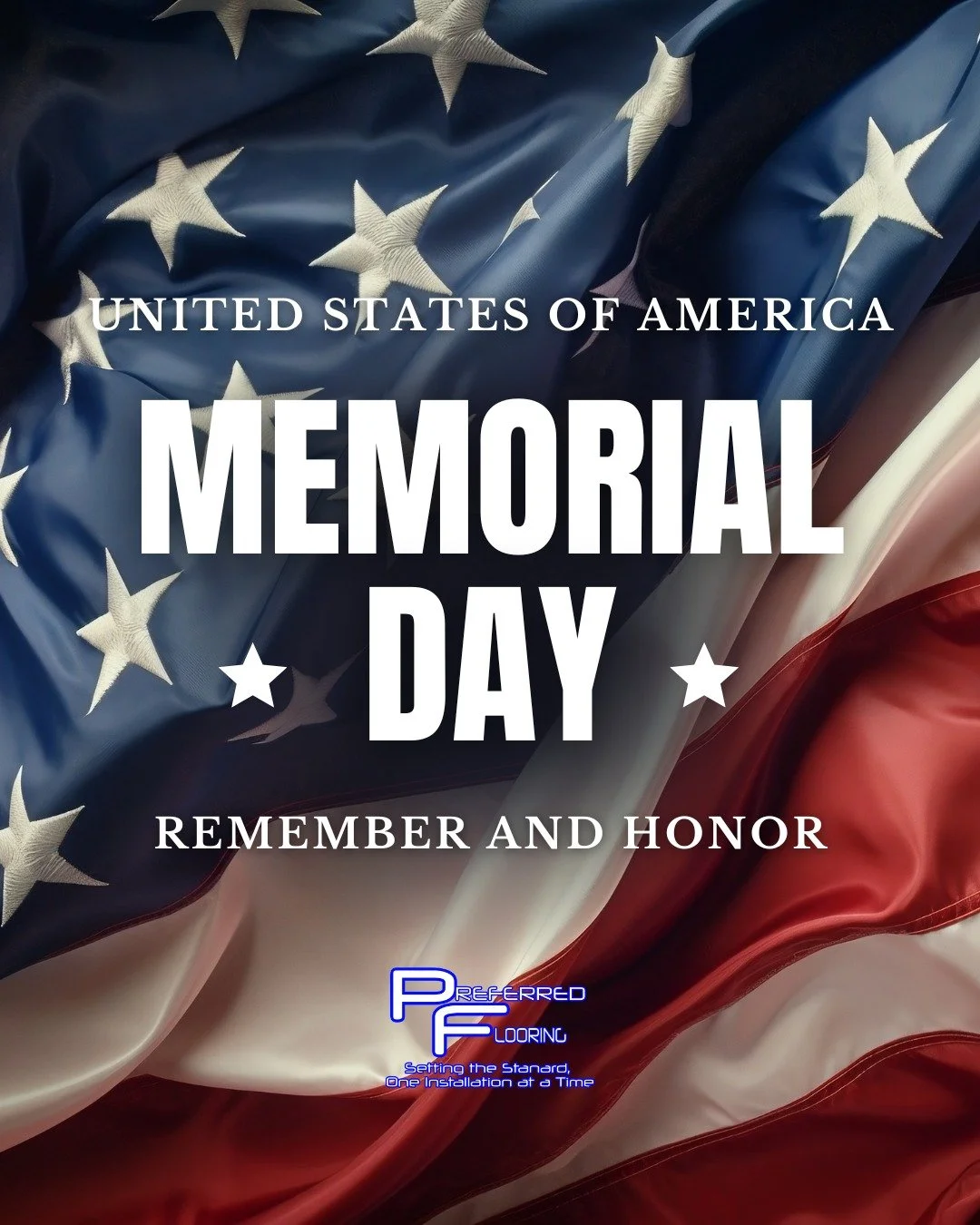 This Memorial Day, we pause to honor and remember the men and women who gave their lives while serving in the U.S. Military. Their sacrifice will never be forgotten.

Preferred Flooring is proud to participate in the Walker Memorial Day Parade, as ou