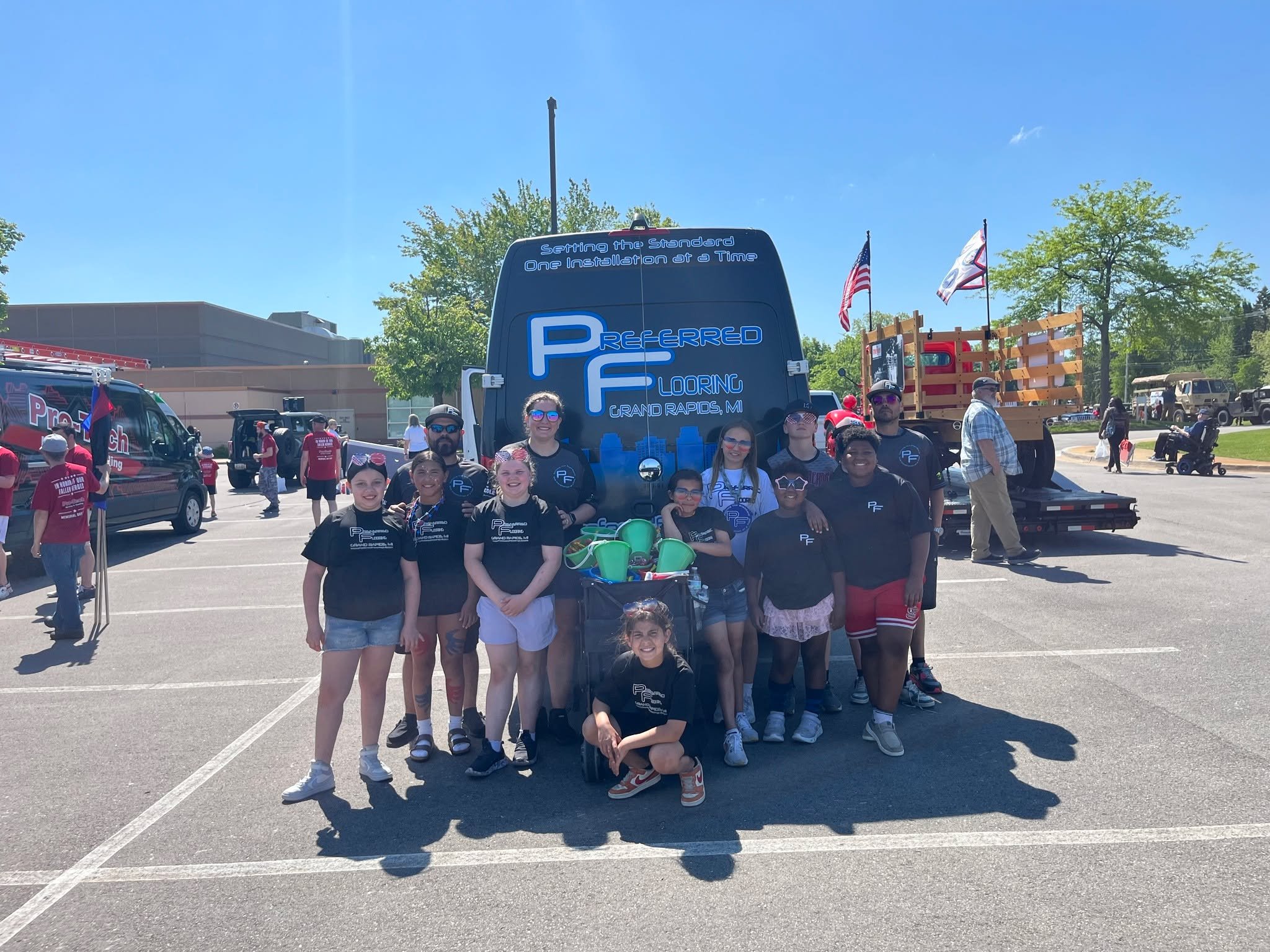 Preferred Flooring was honored to participate in the Walker Memorial Day Parade alongside our community in remembering and honoring the men and women who made the ultimate sacrifice while serving our country.

Thank you to everyone who came out to su