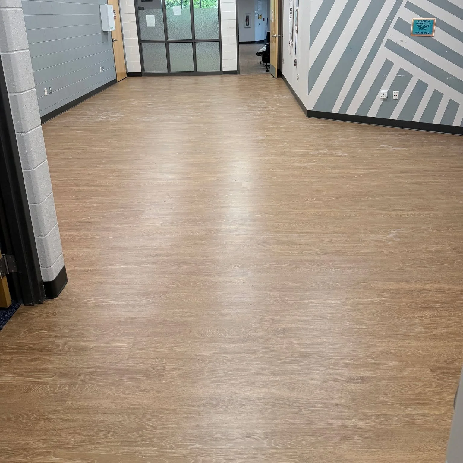 Boys &amp; Girls Club North &mdash; project highlights.

Finished flooring installations across multiple areas of the project, bringing a clean and consistent look throughout the space.

#CommercialFlooring #FlooringInstallation #ProjectHighlights #C