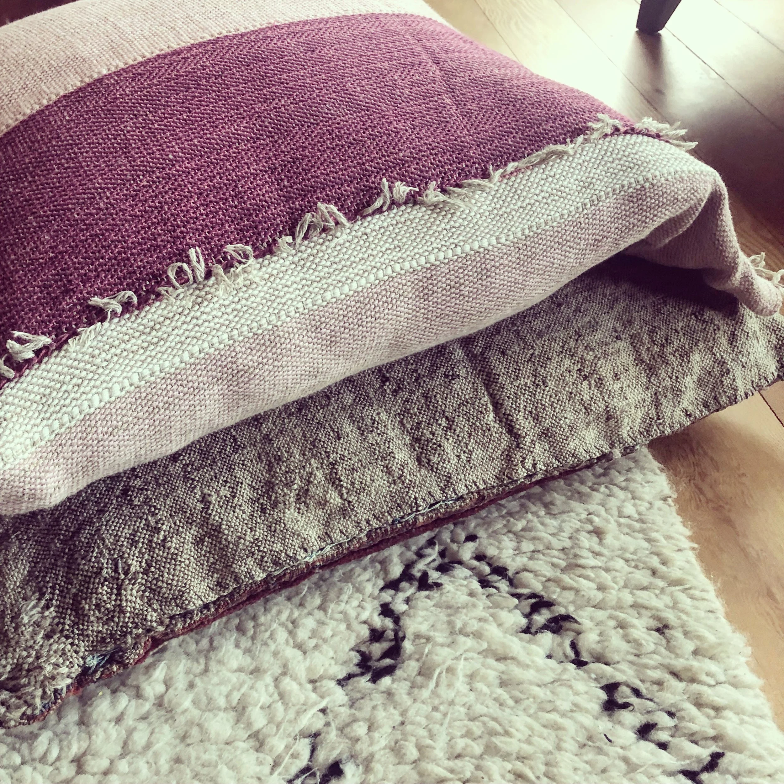 “Linen pillow slips”
