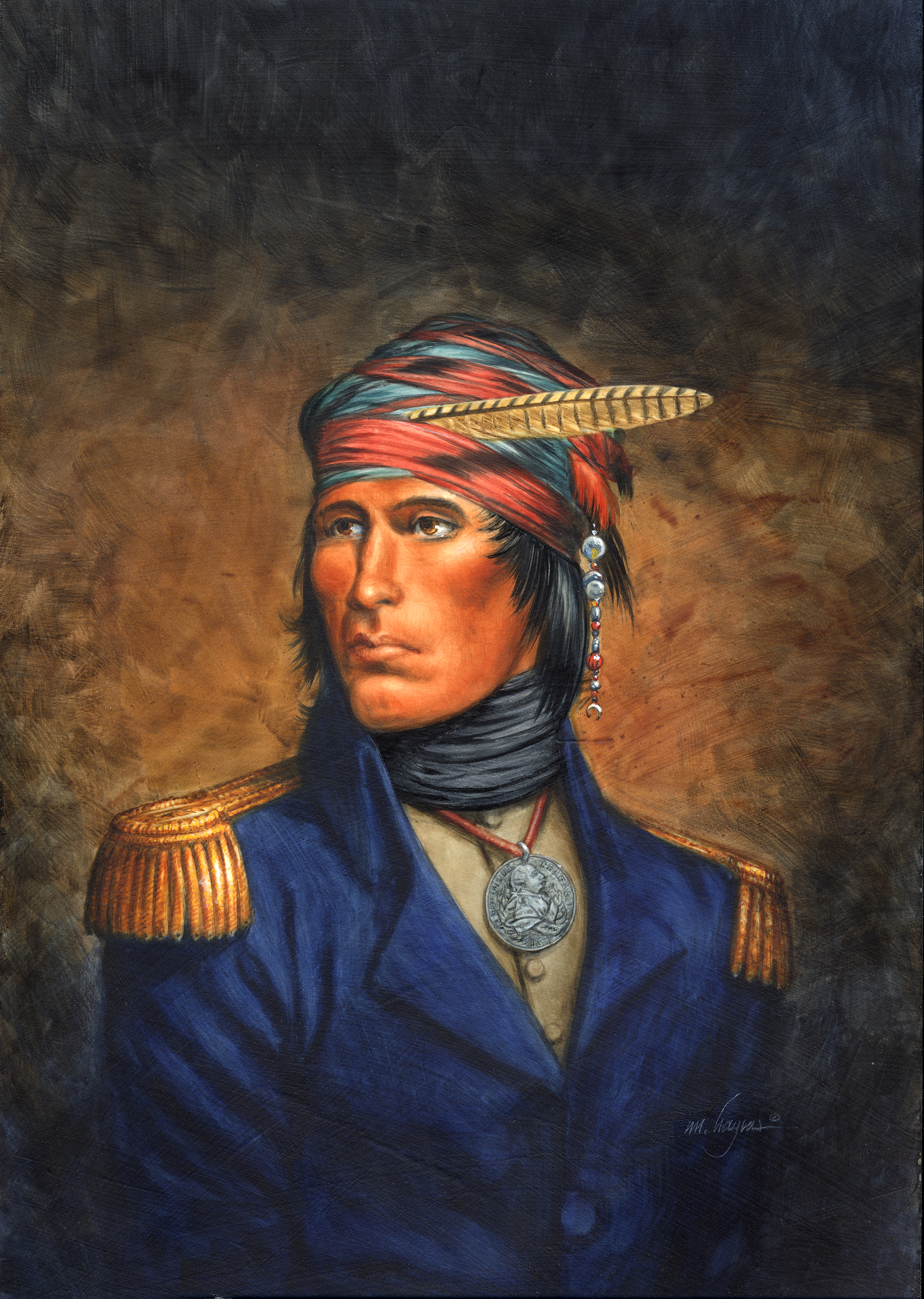 Tecumseh- "Crouching Panther", 1813