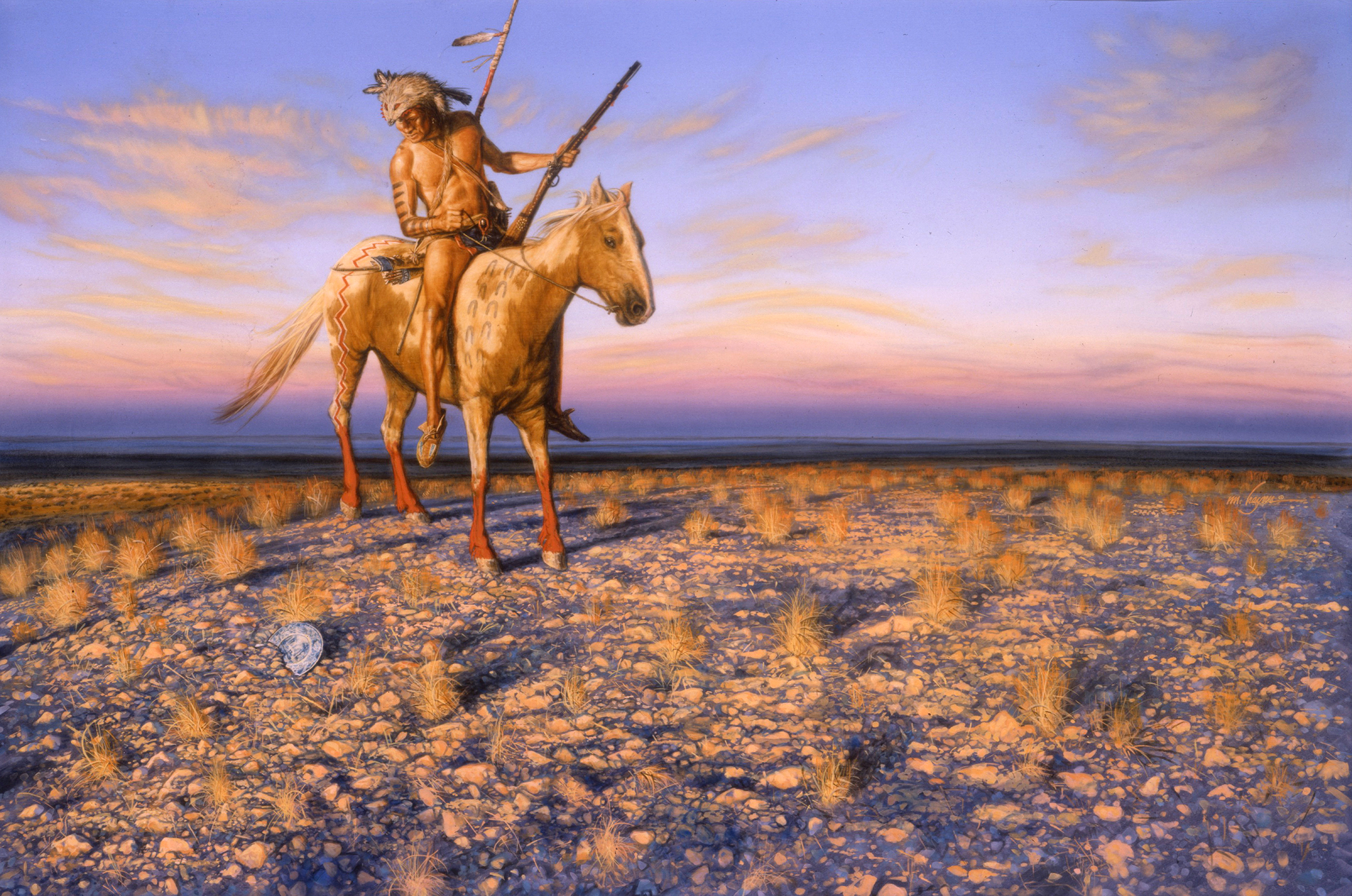 Wedgewood Sunset- Cheyenne Warrior