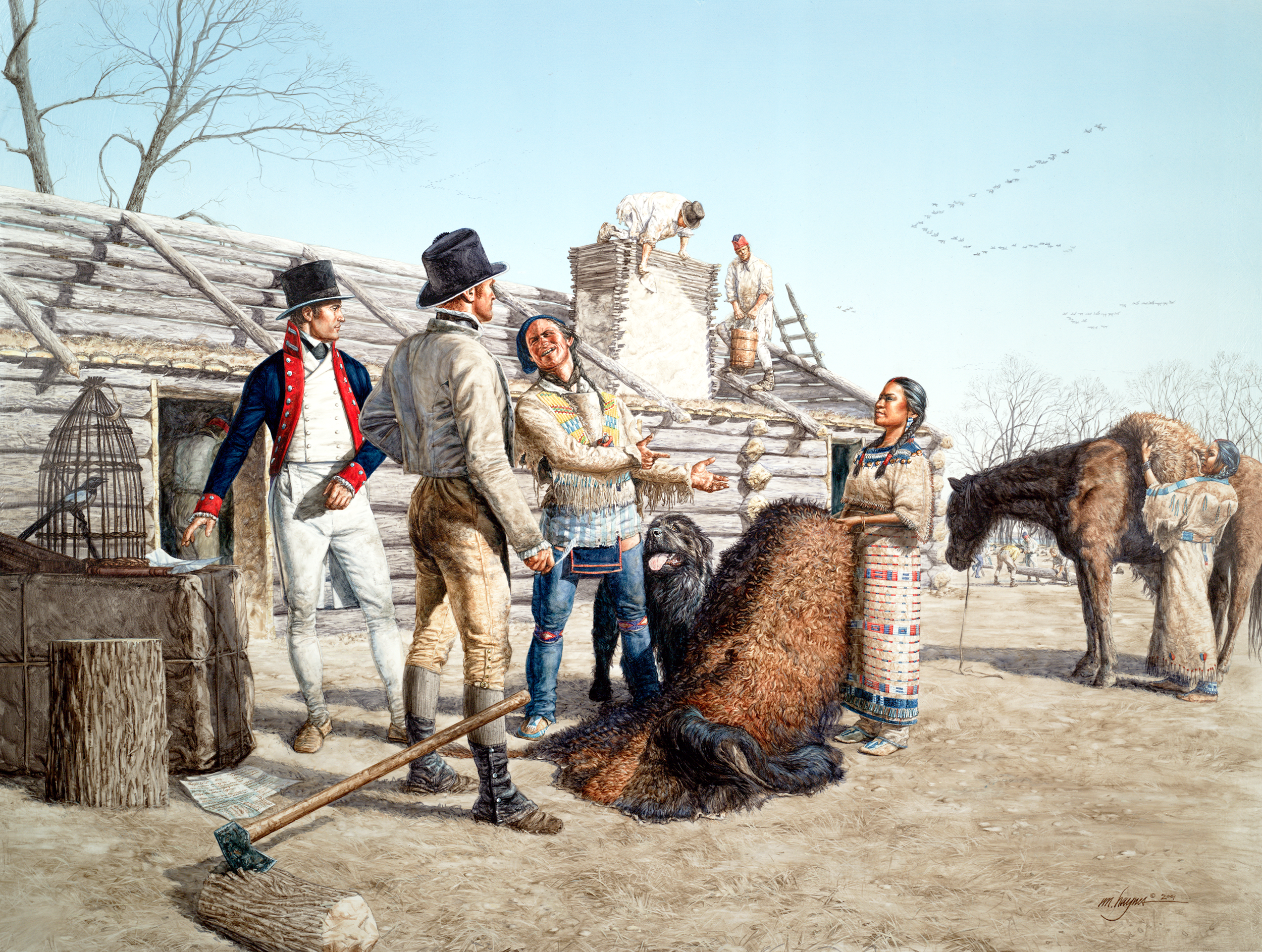 Sacagawea's First Gift, 1804
