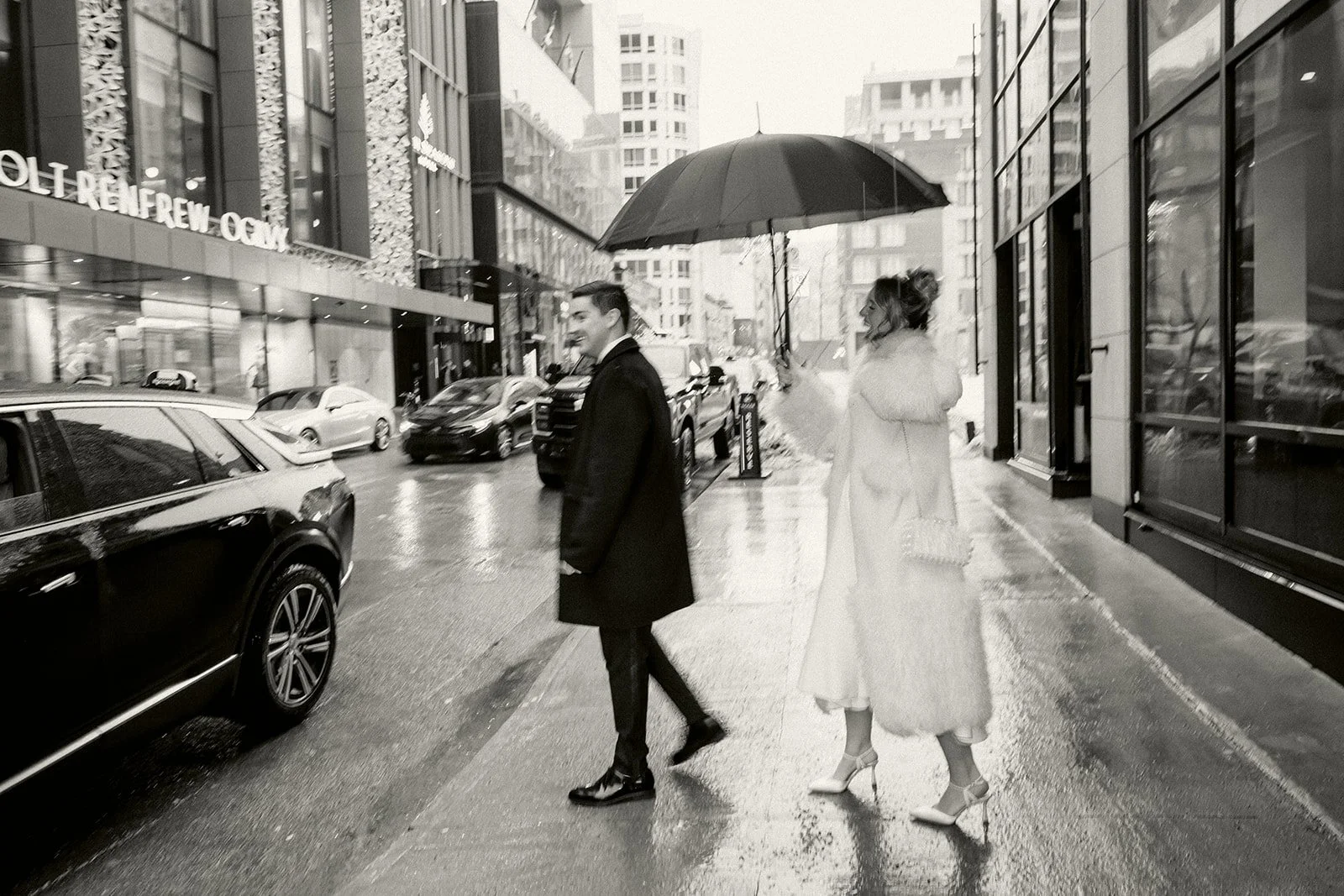 Hotel Vogue Winter Elopement in Montreal