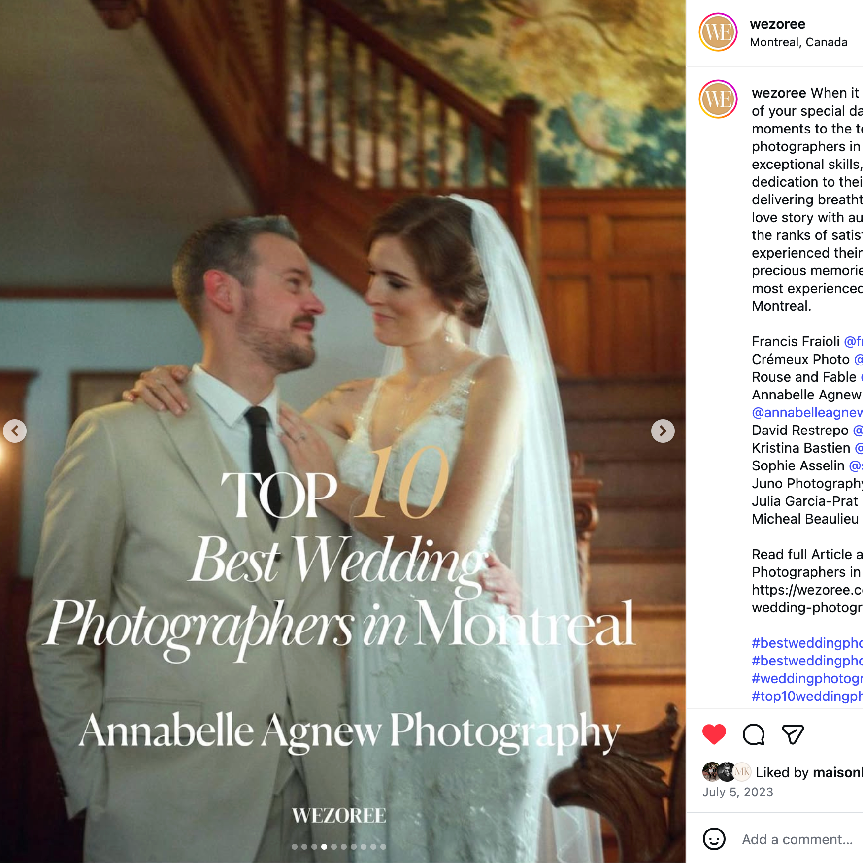 Best Wedding Photographers Montreal