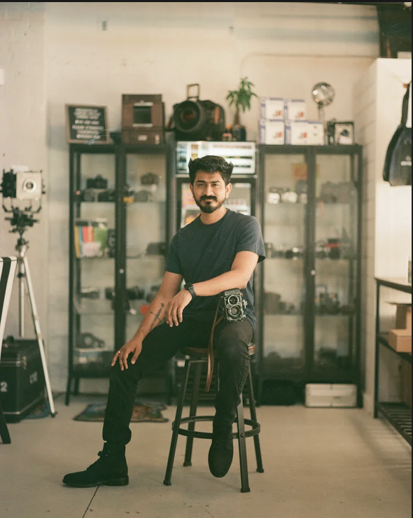 Portrait of Avan Patel to feature All Things Film developing and scanning services