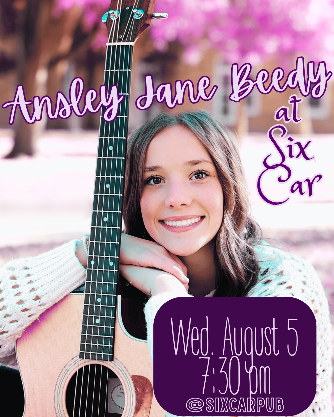 Ansley Jane Beedy-Live Music for Wibby Wednesday 