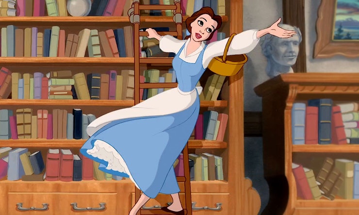 Belle loved books