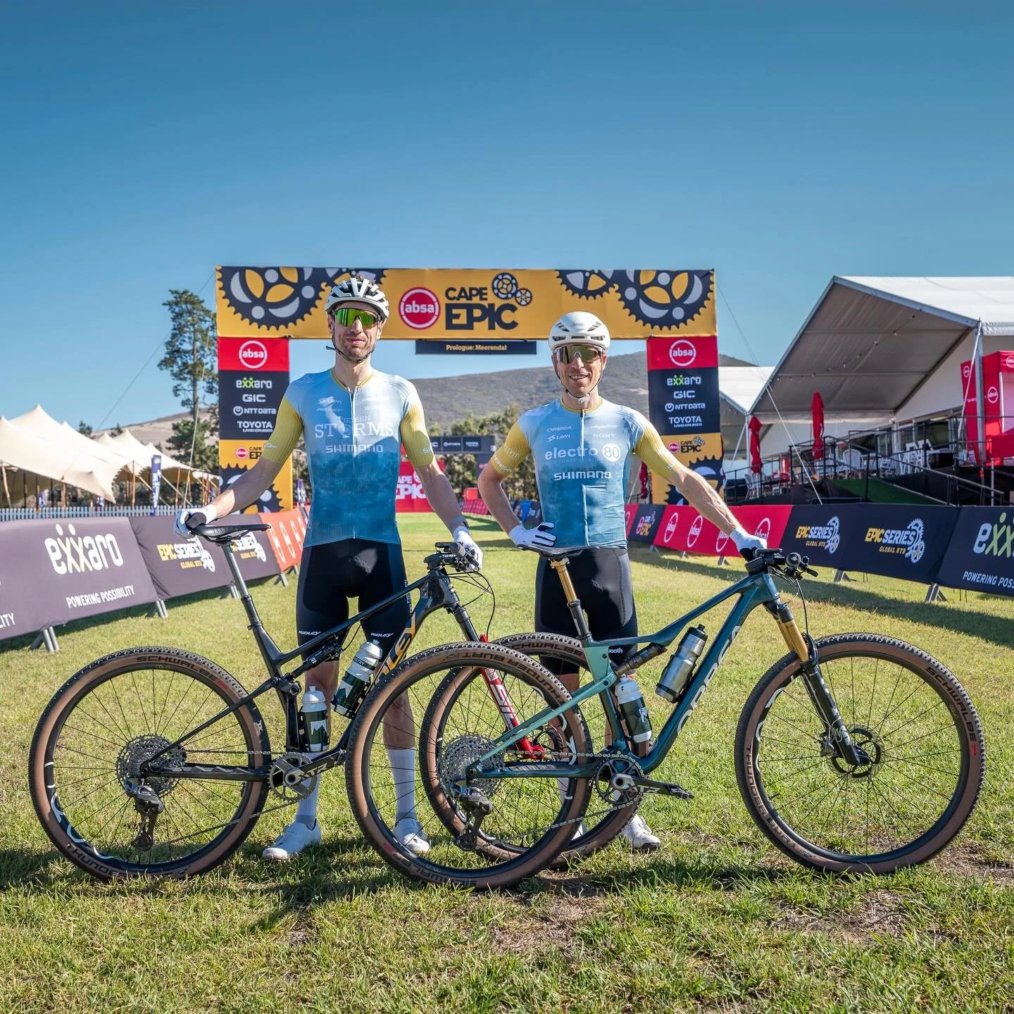 The clean pictures are ✔️. Let&rsquo;s get durty and dusty now&hellip;. If you wanna keep an eye on the @alupex.be Belgian Pandas 🐼, follow team 19! Our prologue GO time is 12:35 local time (11:35 CET). Live to follow on the @epicmtbseries app and y