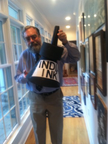 GIANT SIZE  INK : Catch me if you Can:  styrofoam, cardboard, tubing, fomecore