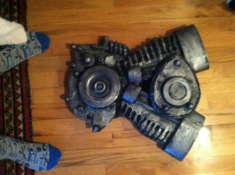 MOTORCYCLE MOTOR: All Shook UP: styrofoam