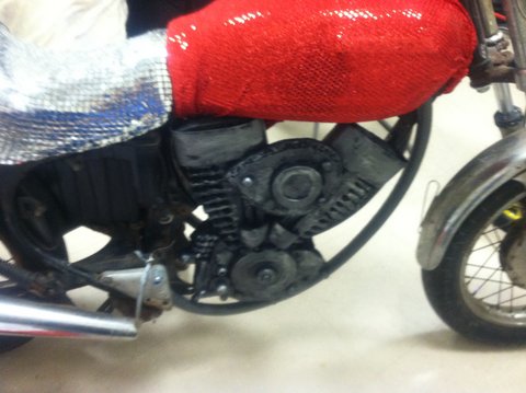 MOTORCYCLE MOTOR: All Shook UP: styrofoam