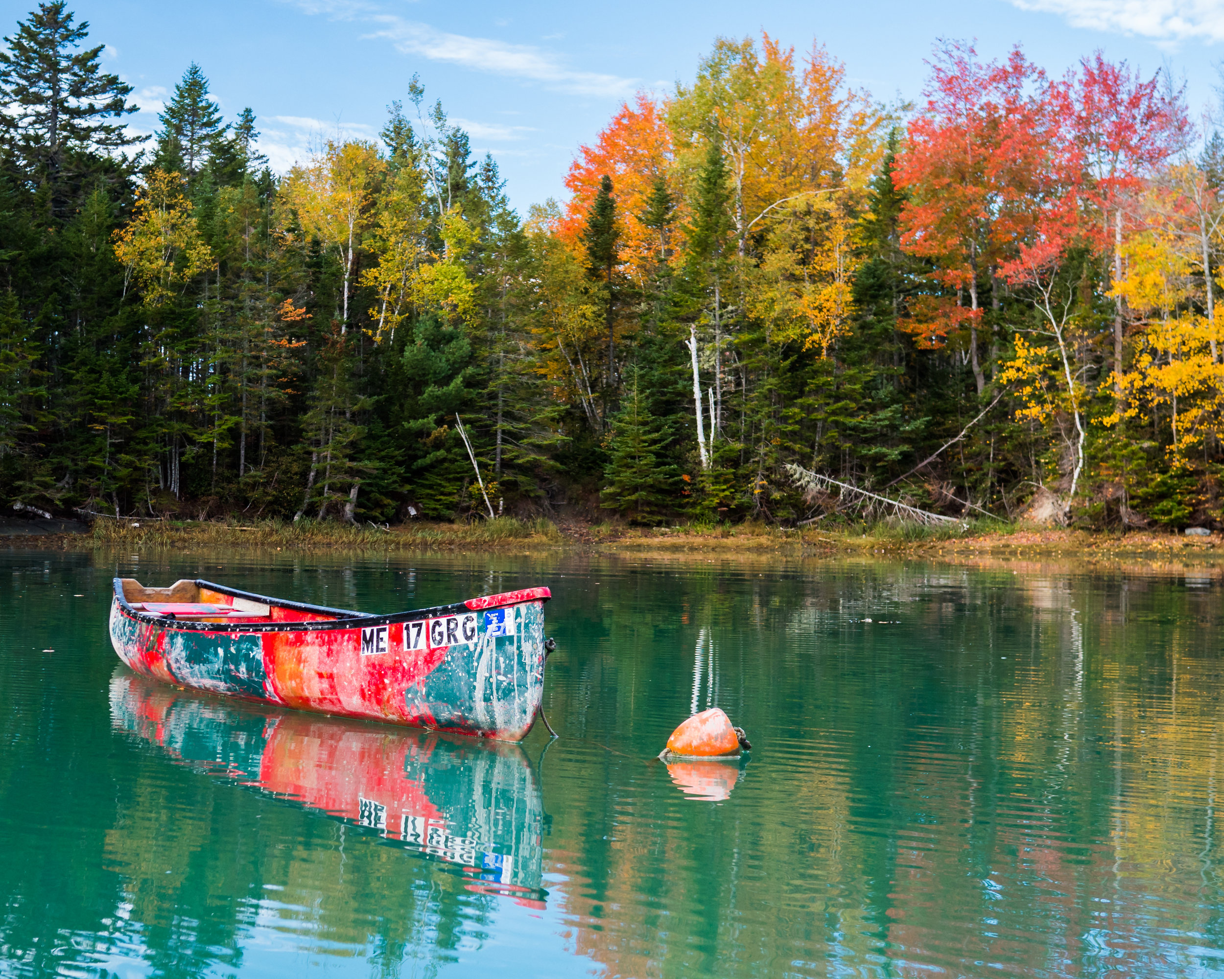 Old Canoe in Fall